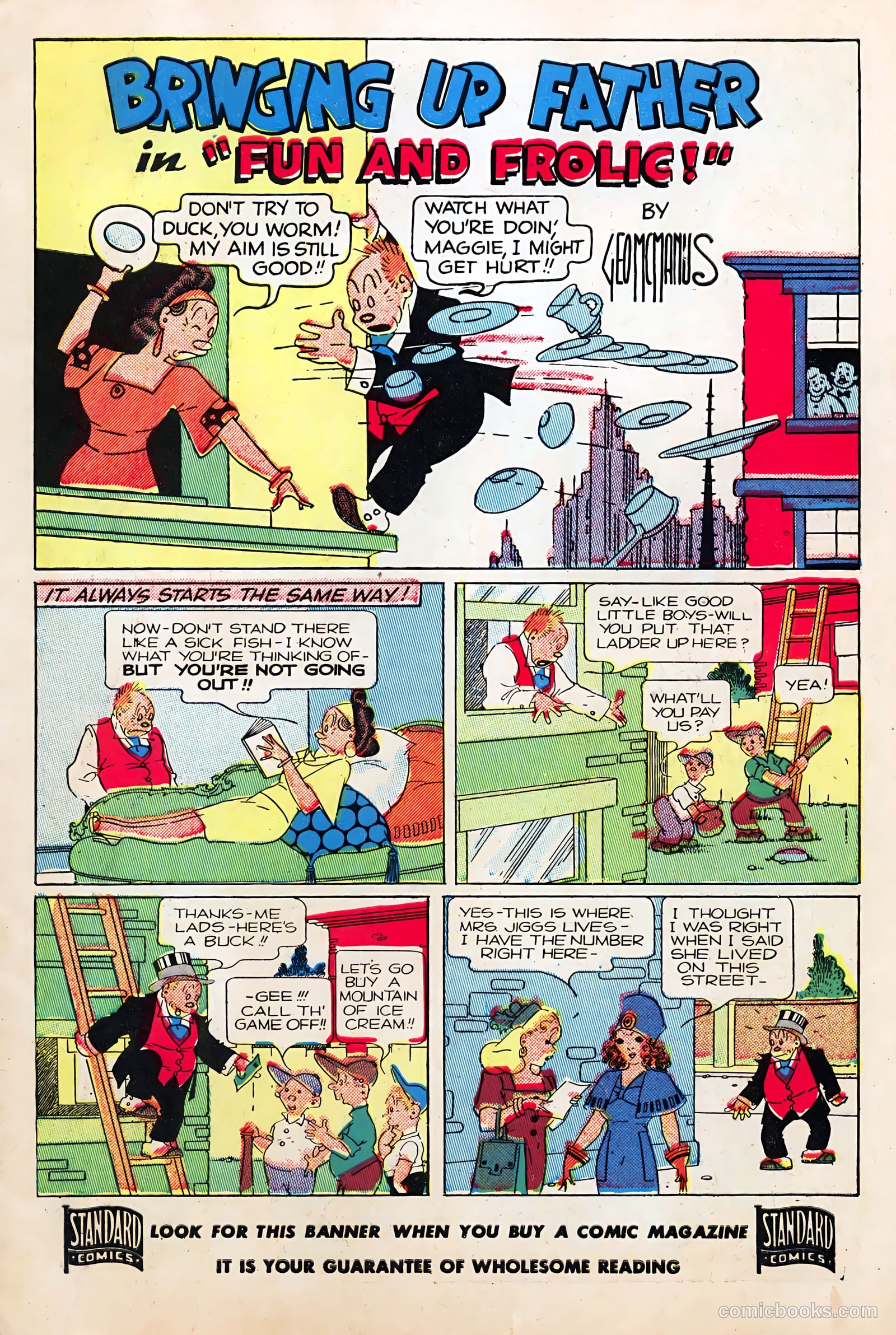 Jiggs & Maggie #19 (1949) — page 3 of 35