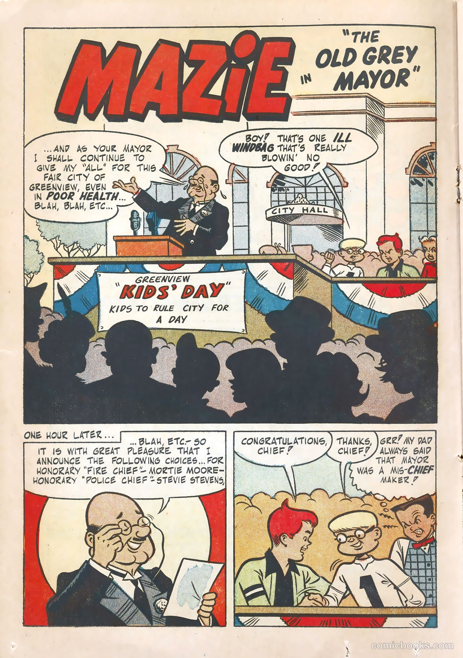 Mazie #13 (1954) — page 16 of 36