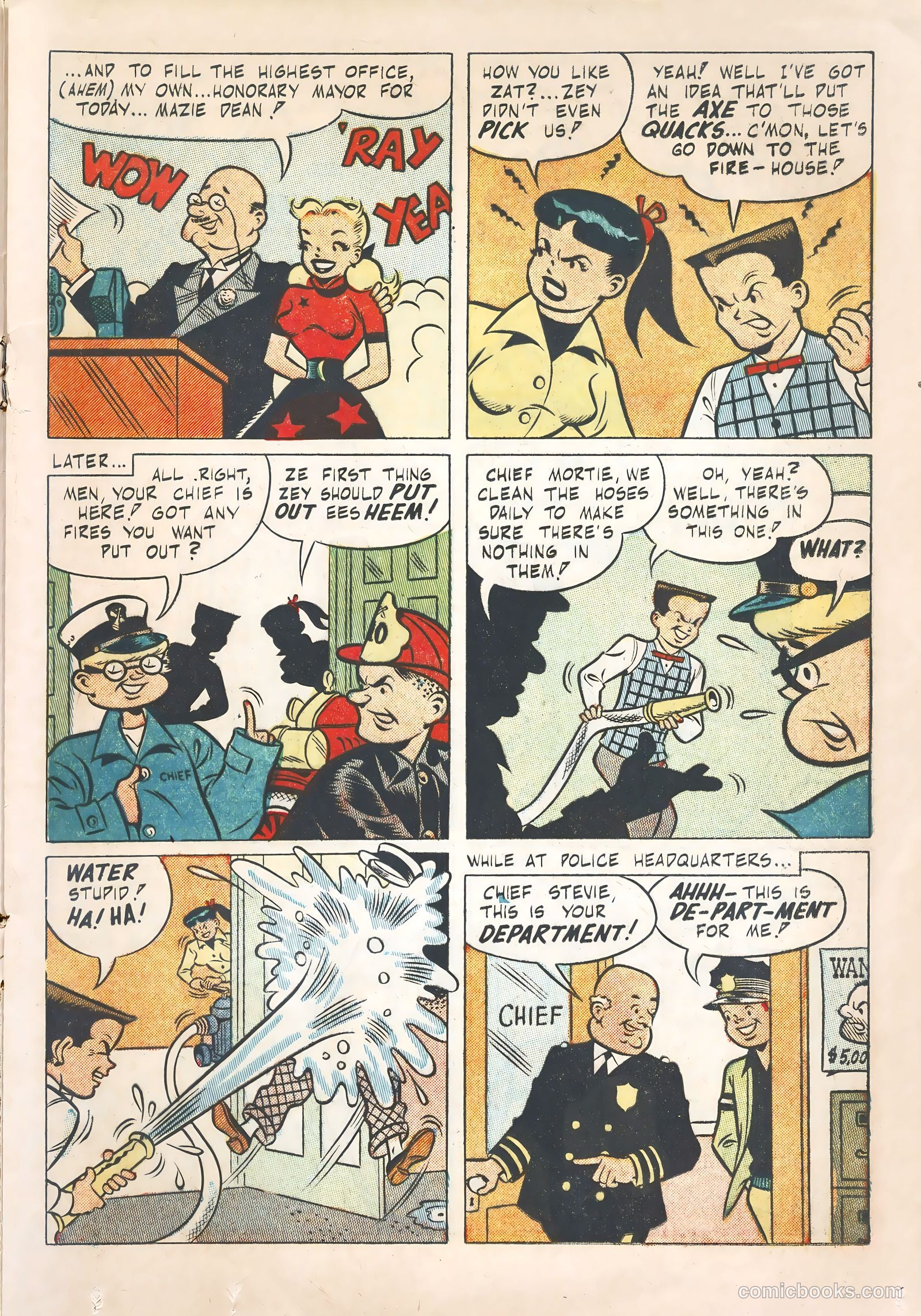 Mazie #13 (1954) — page 17 of 36