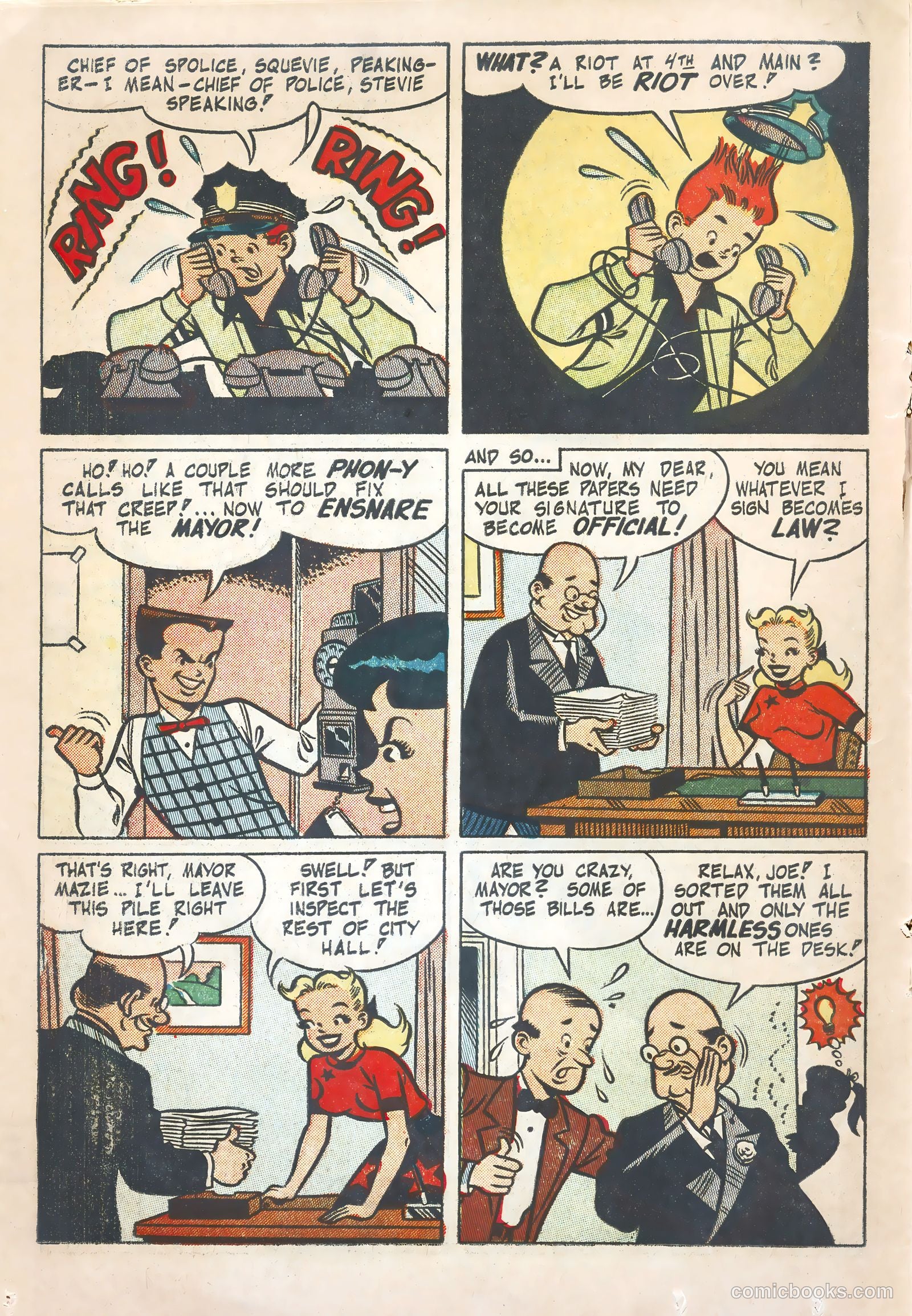 Mazie #13 (1954) — page 18 of 36