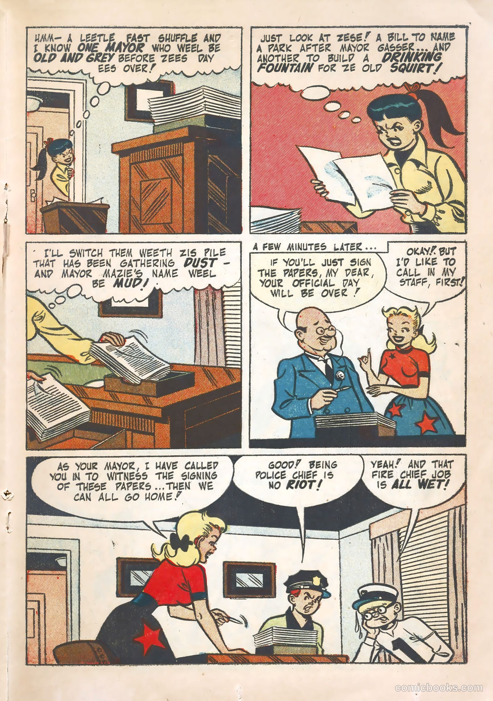 Mazie #13 (1954) — page 19 of 36