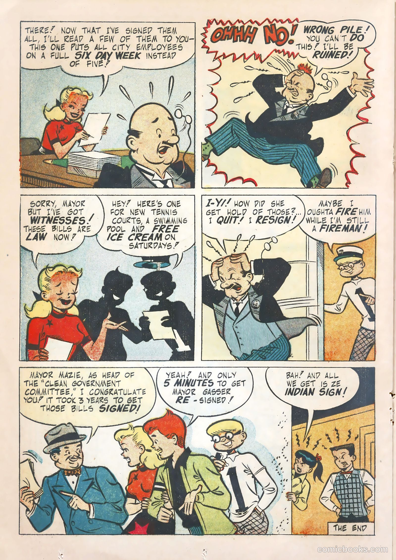 Mazie #13 (1954) — page 20 of 36