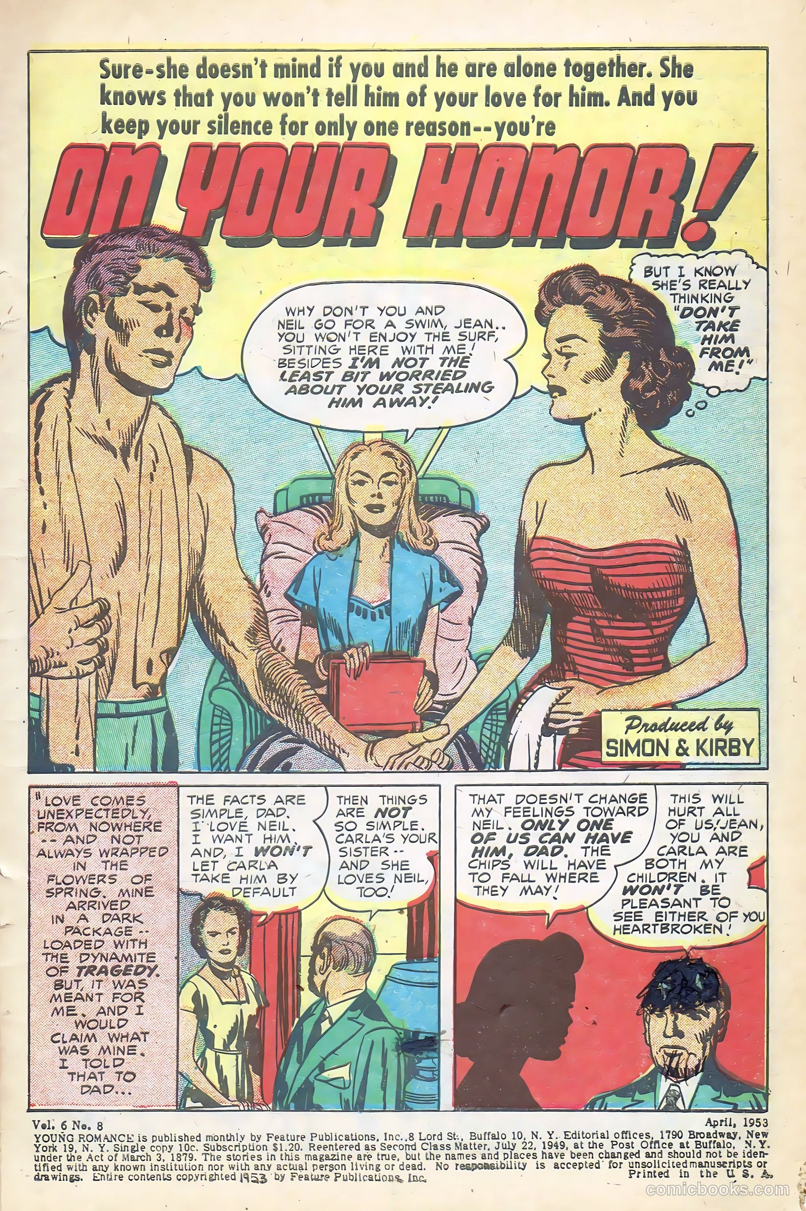 Young Romance #56 (1953) — page 3 of 36