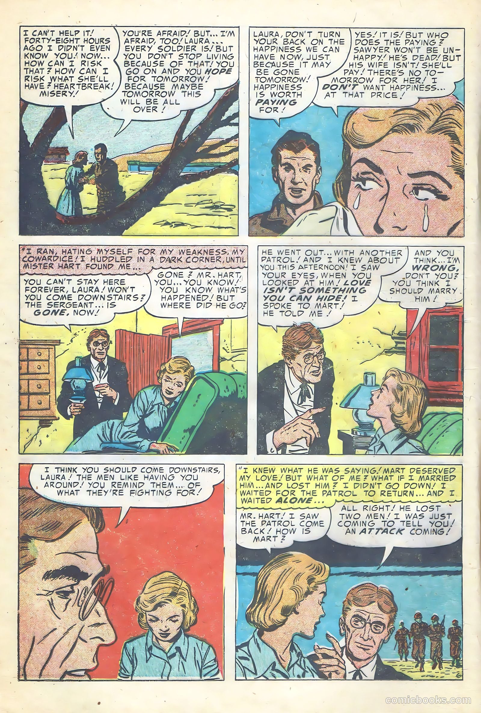 Young Romance #56 (1953) — page 20 of 36