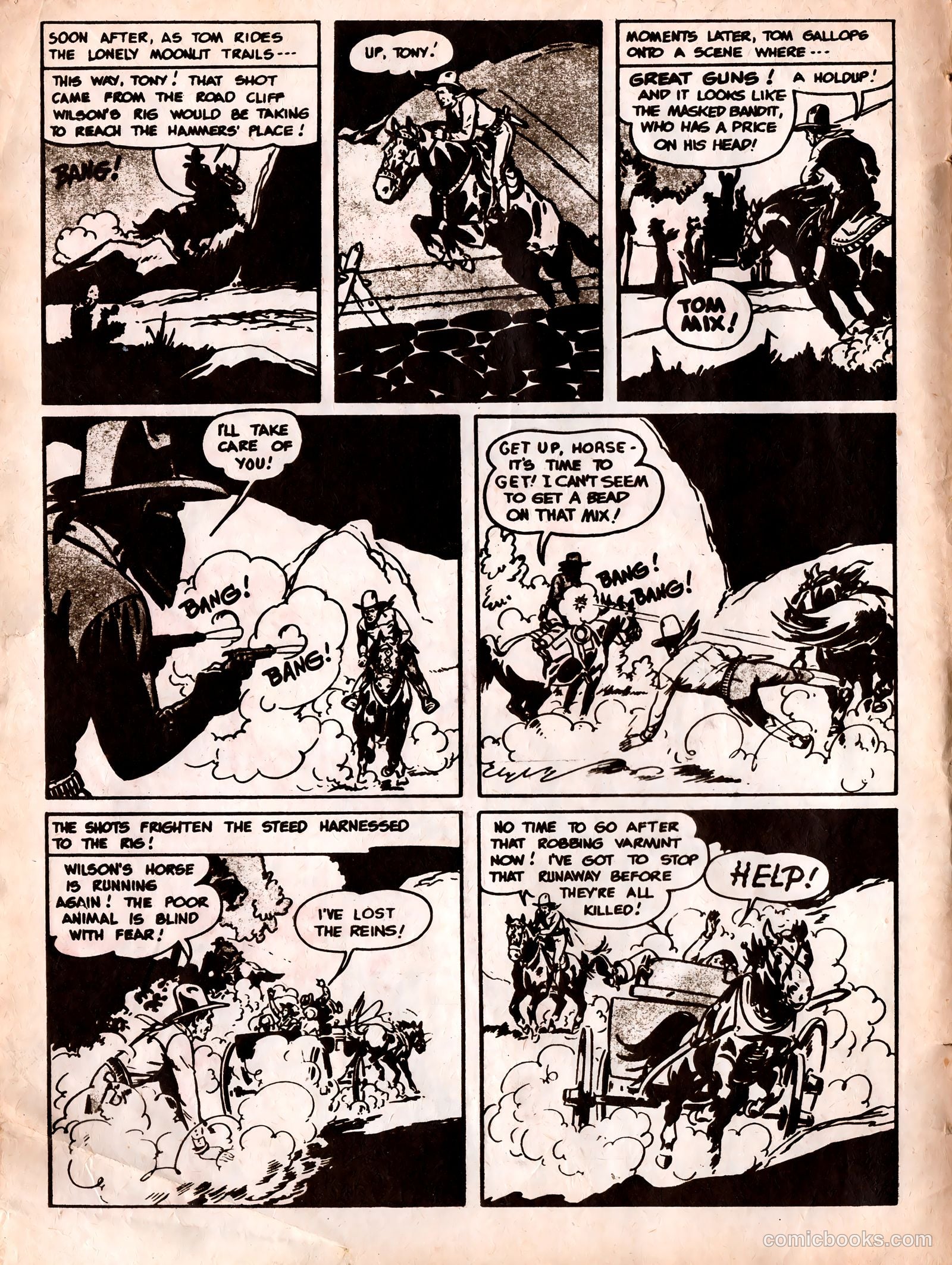 Tom Mix #103 (1953) — page 4 of 28