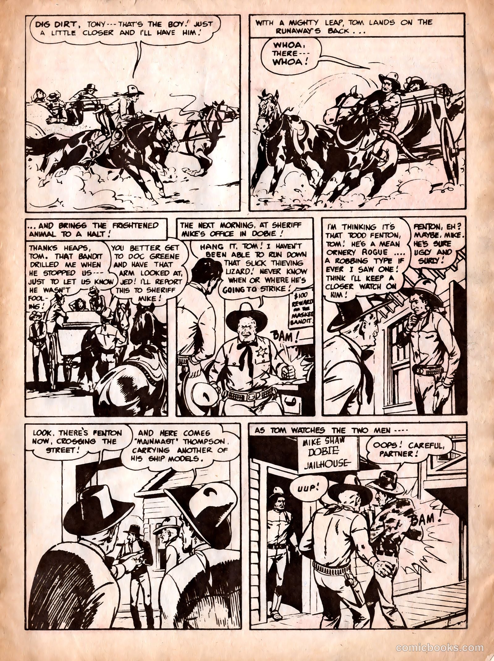 Tom Mix #103 (1953) — page 5 of 28