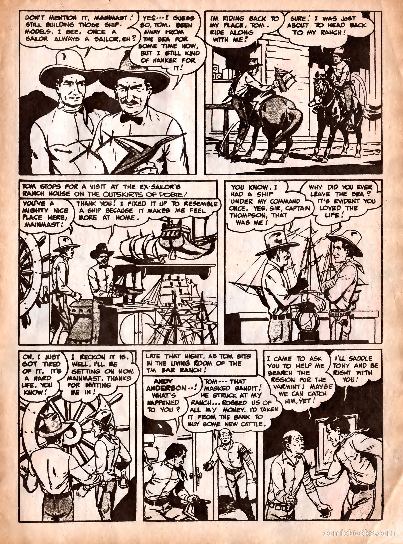 Tom Mix #103 (1953) — page 7 of 28