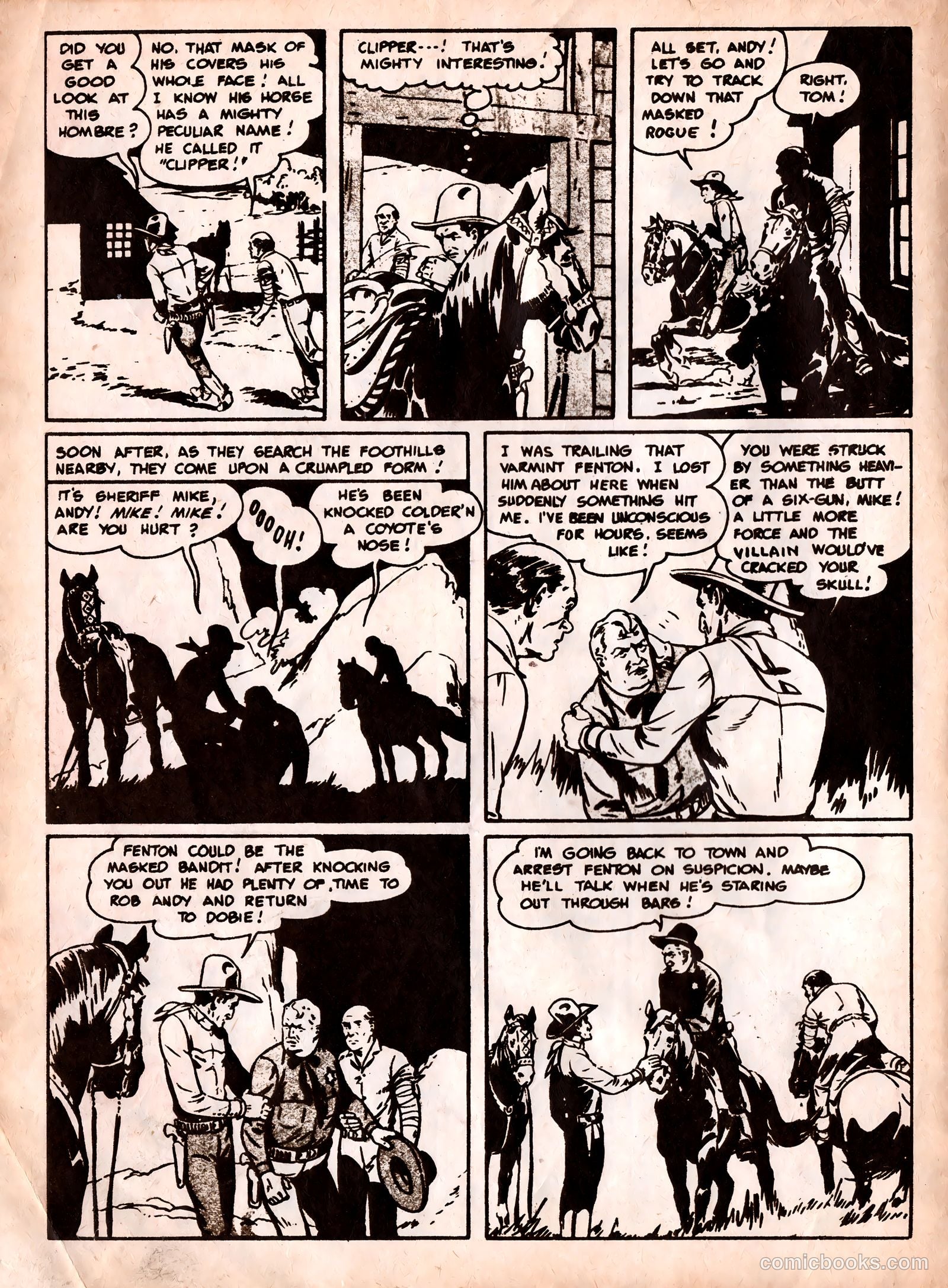 Tom Mix #103 (1953) — page 8 of 28