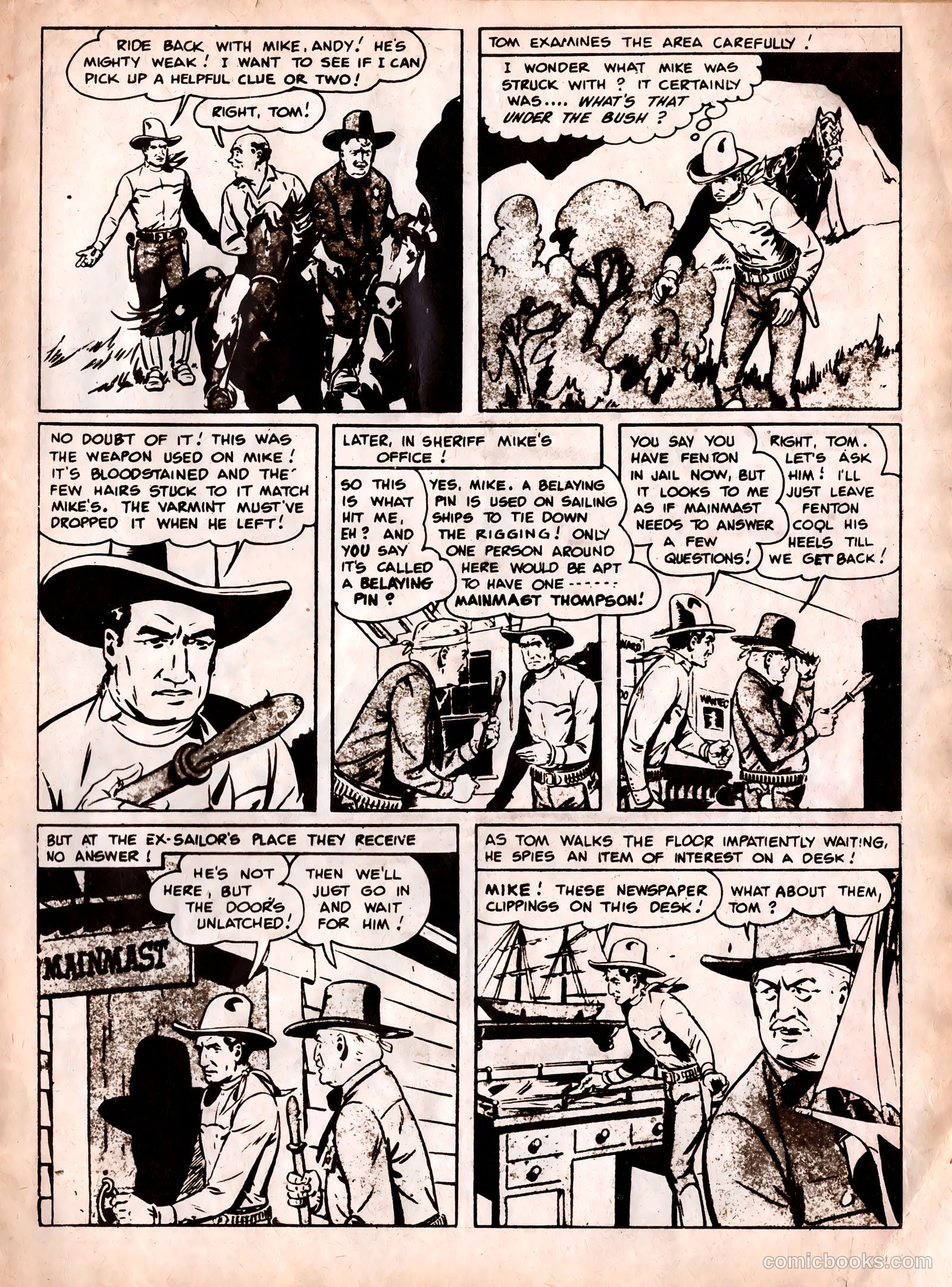 Tom Mix #103 (1953) — page 9 of 28