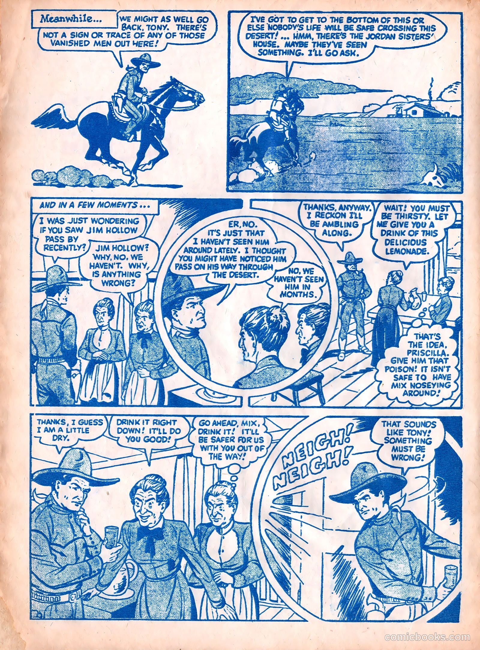 Tom Mix #103 (1953) — page 14 of 28