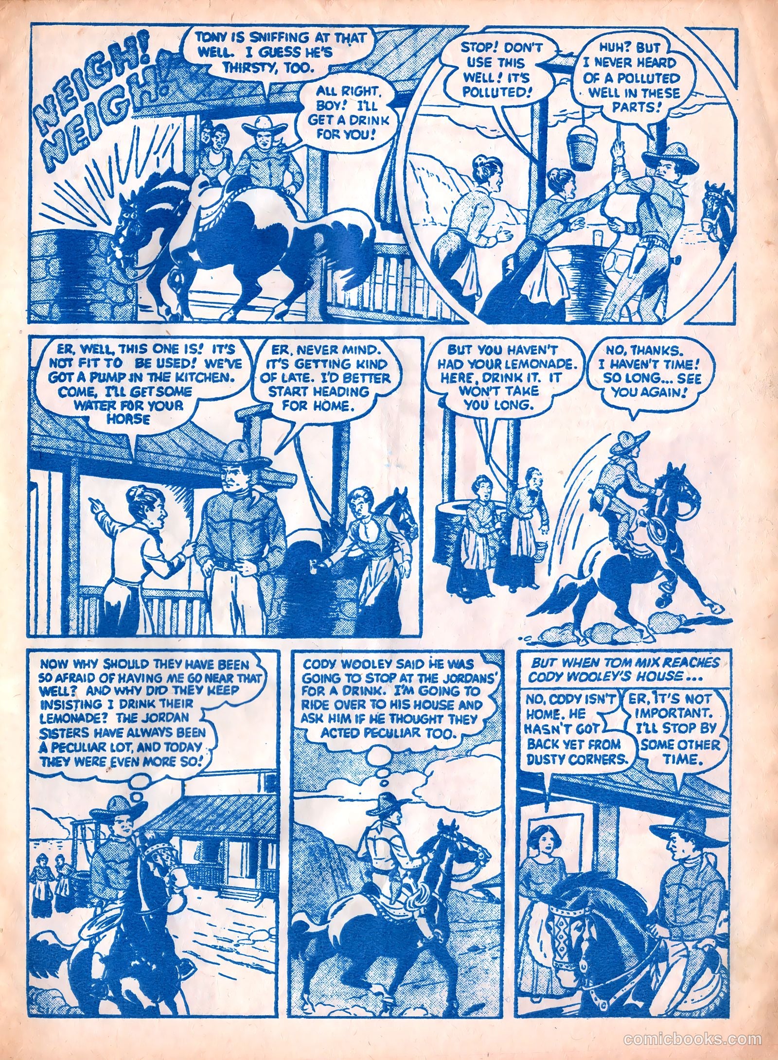 Tom Mix #103 (1953) — page 15 of 28