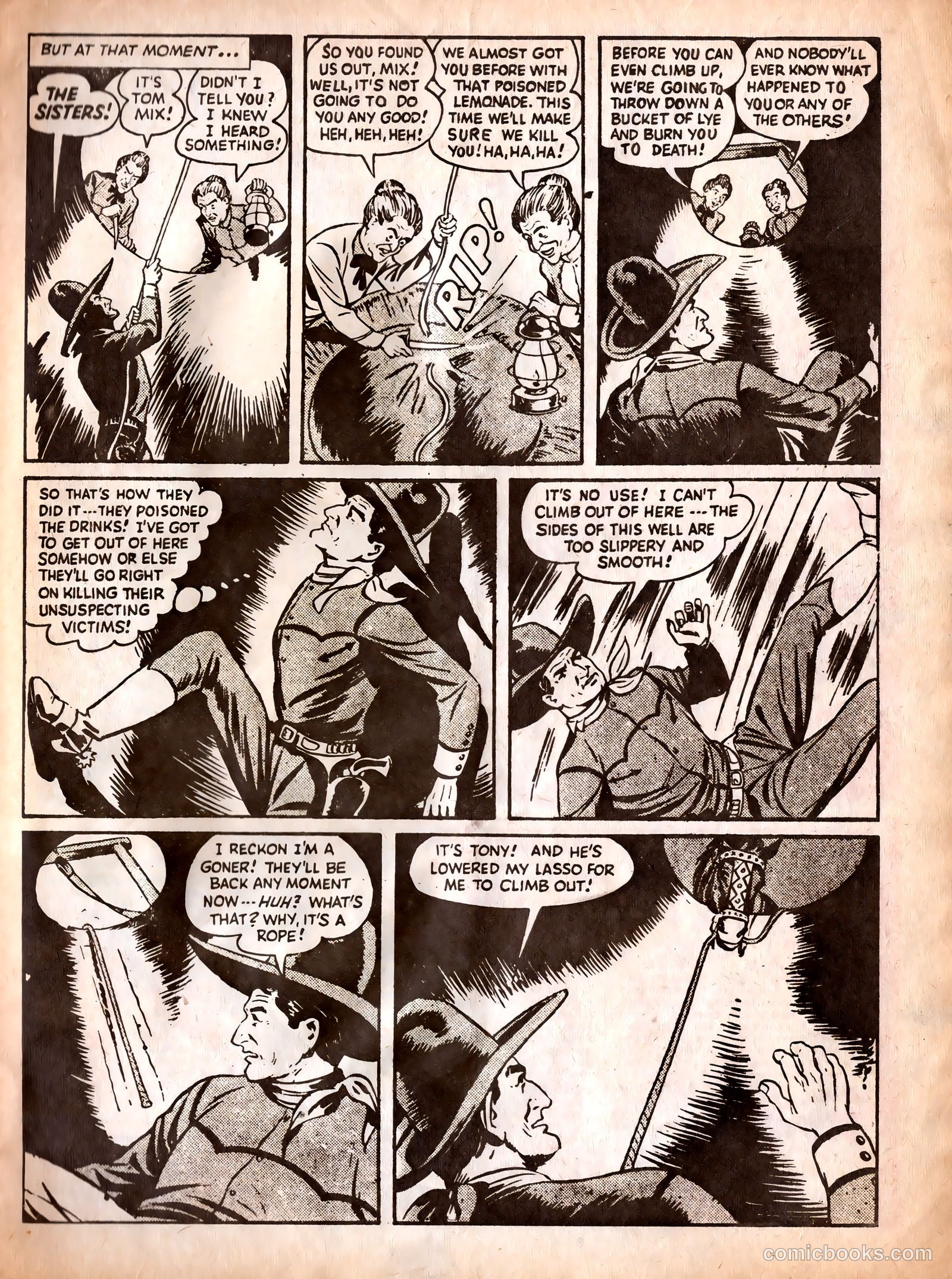 Tom Mix #103 (1953) — page 17 of 28