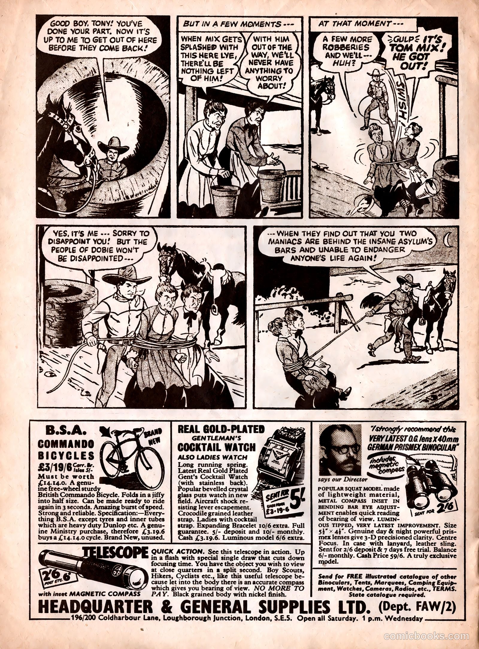 Tom Mix #103 (1953) — page 18 of 28