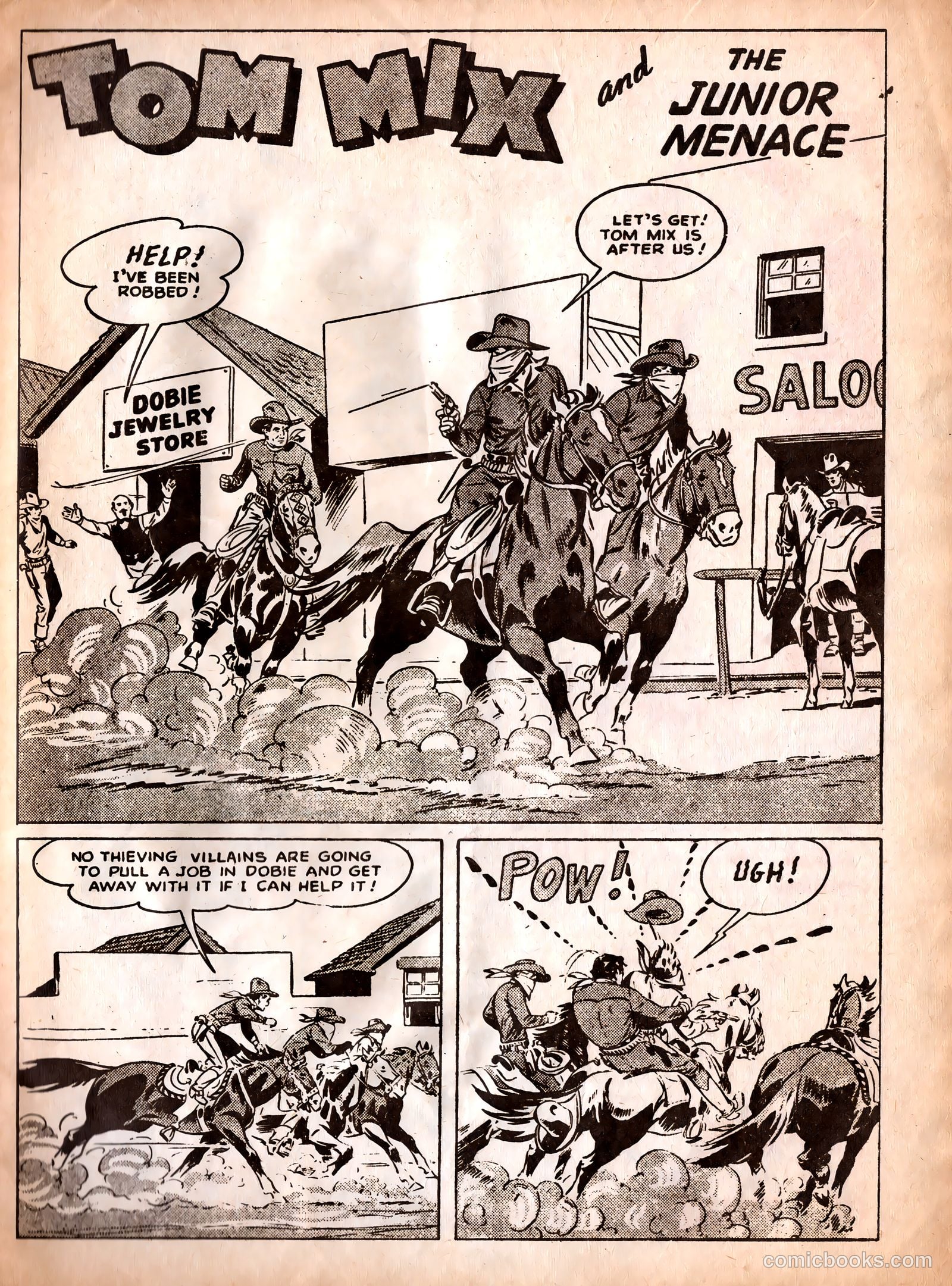 Tom Mix #103 (1953) — page 19 of 28