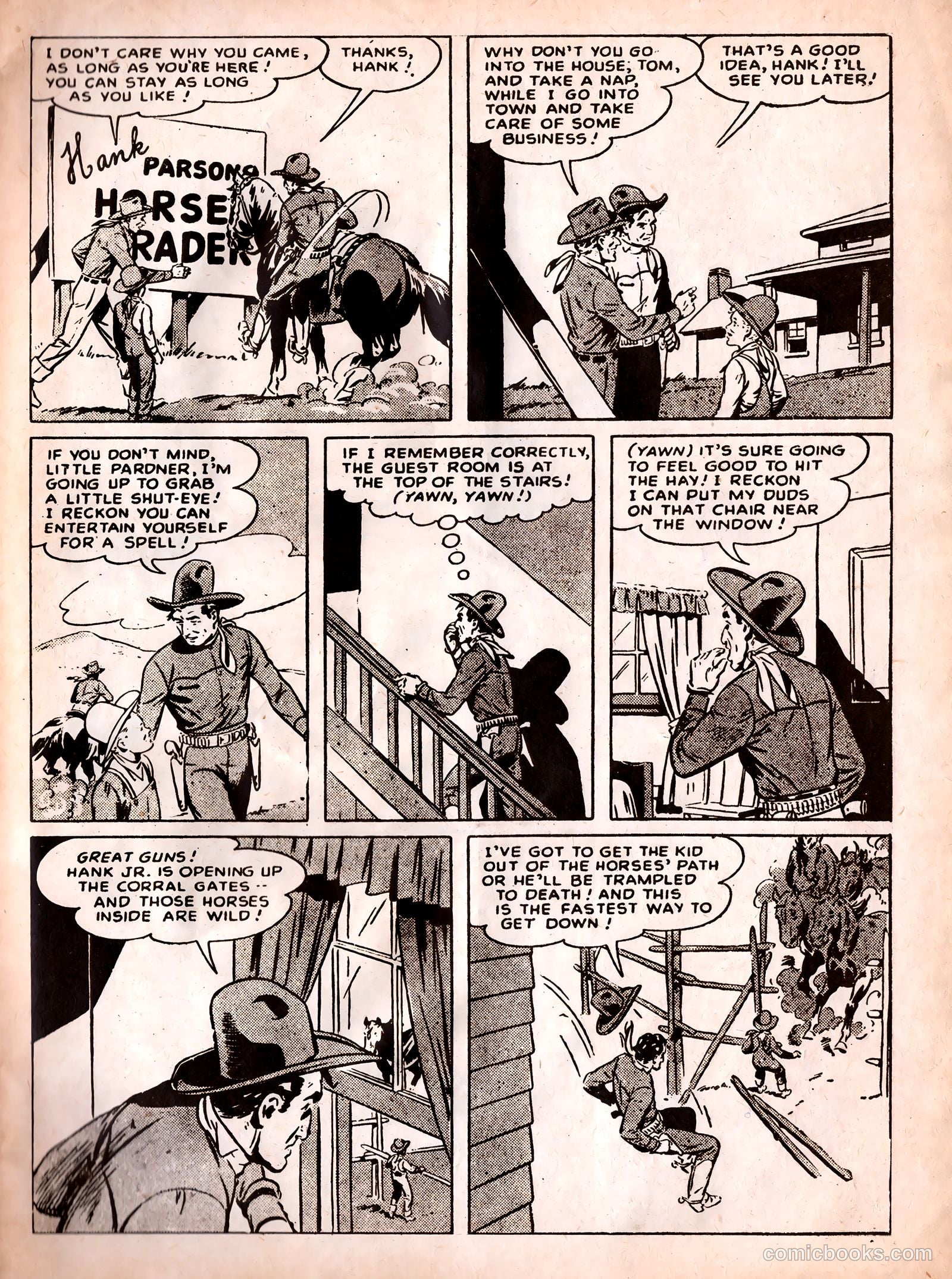 Tom Mix #103 (1953) — page 21 of 28