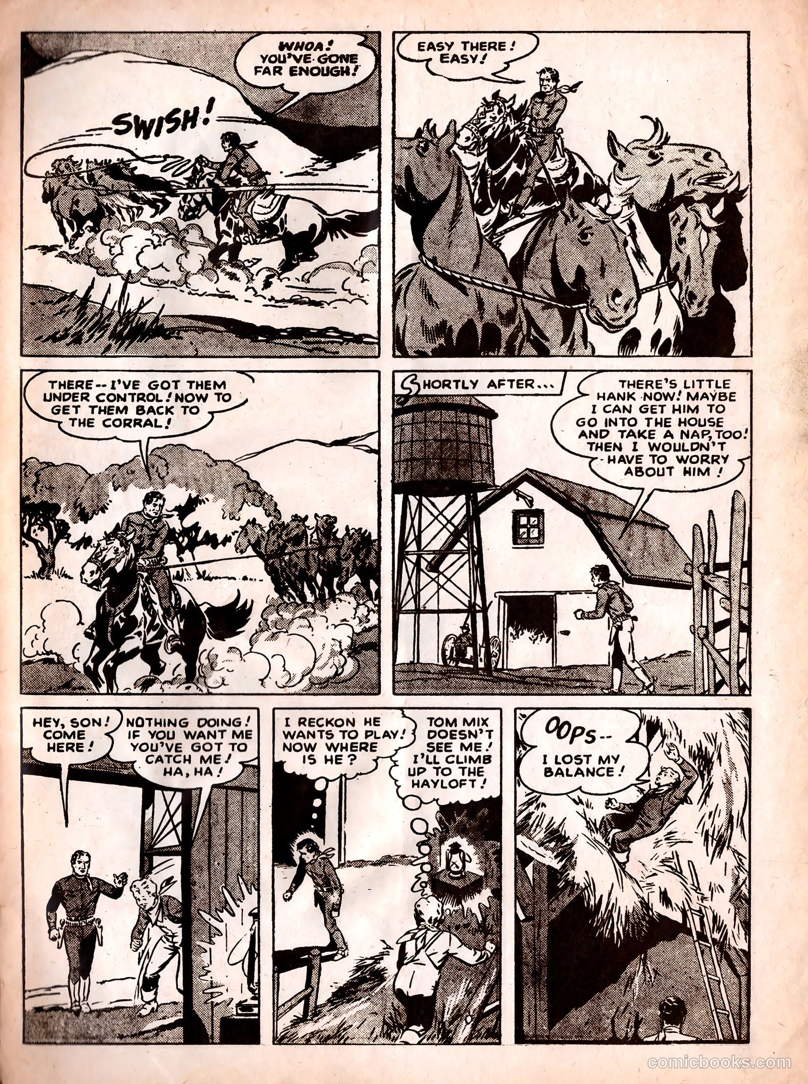Tom Mix #103 (1953) — page 23 of 28