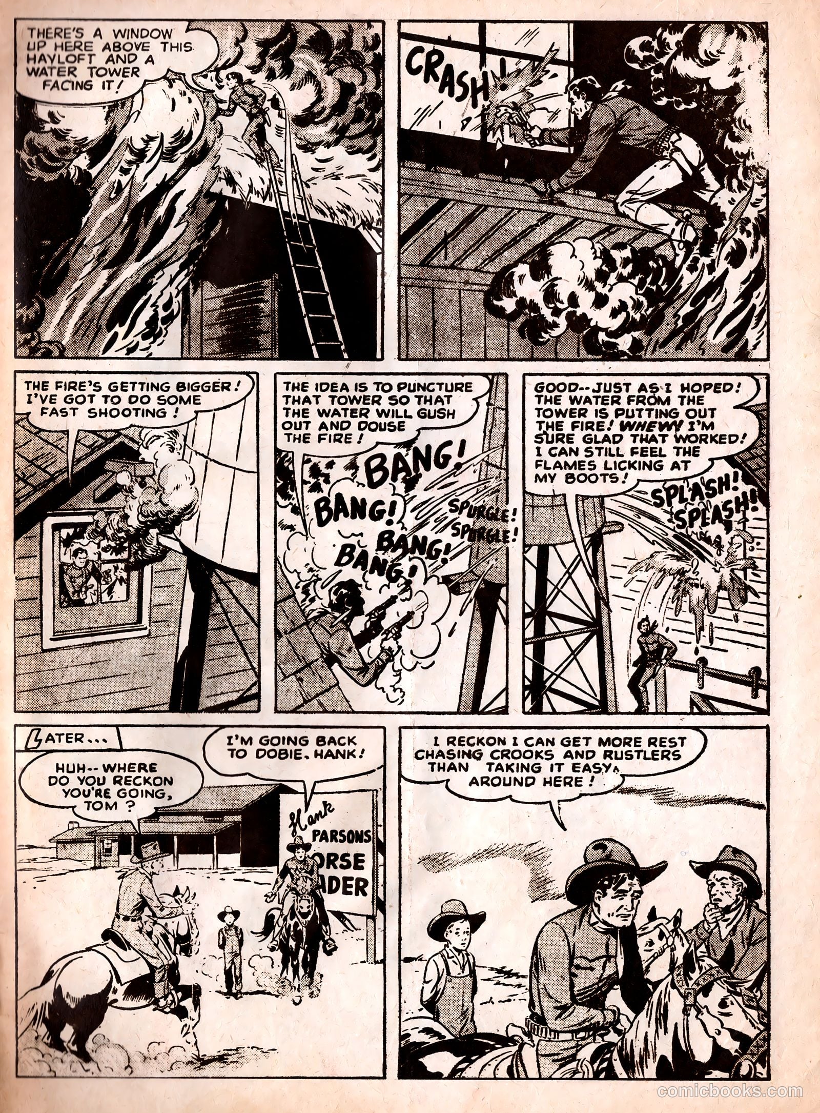 Tom Mix #103 (1953) — page 25 of 28