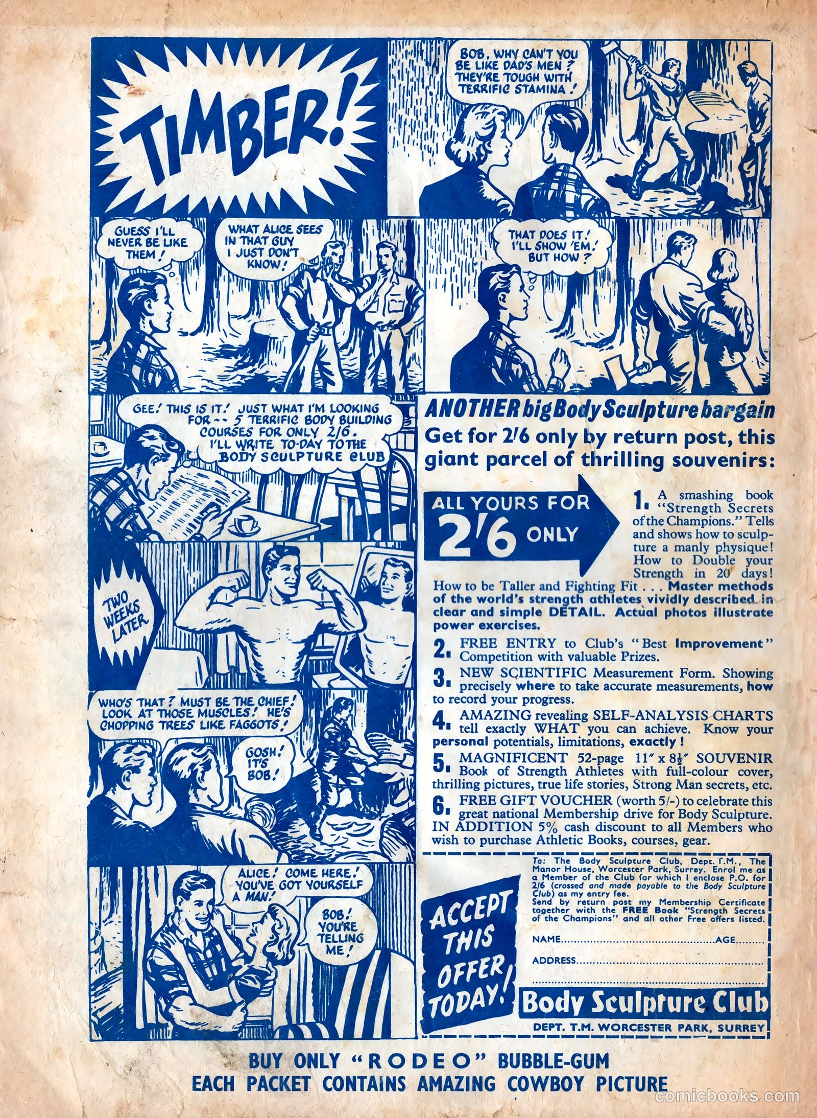 Tom Mix #103 (1953) — page 28 of 28