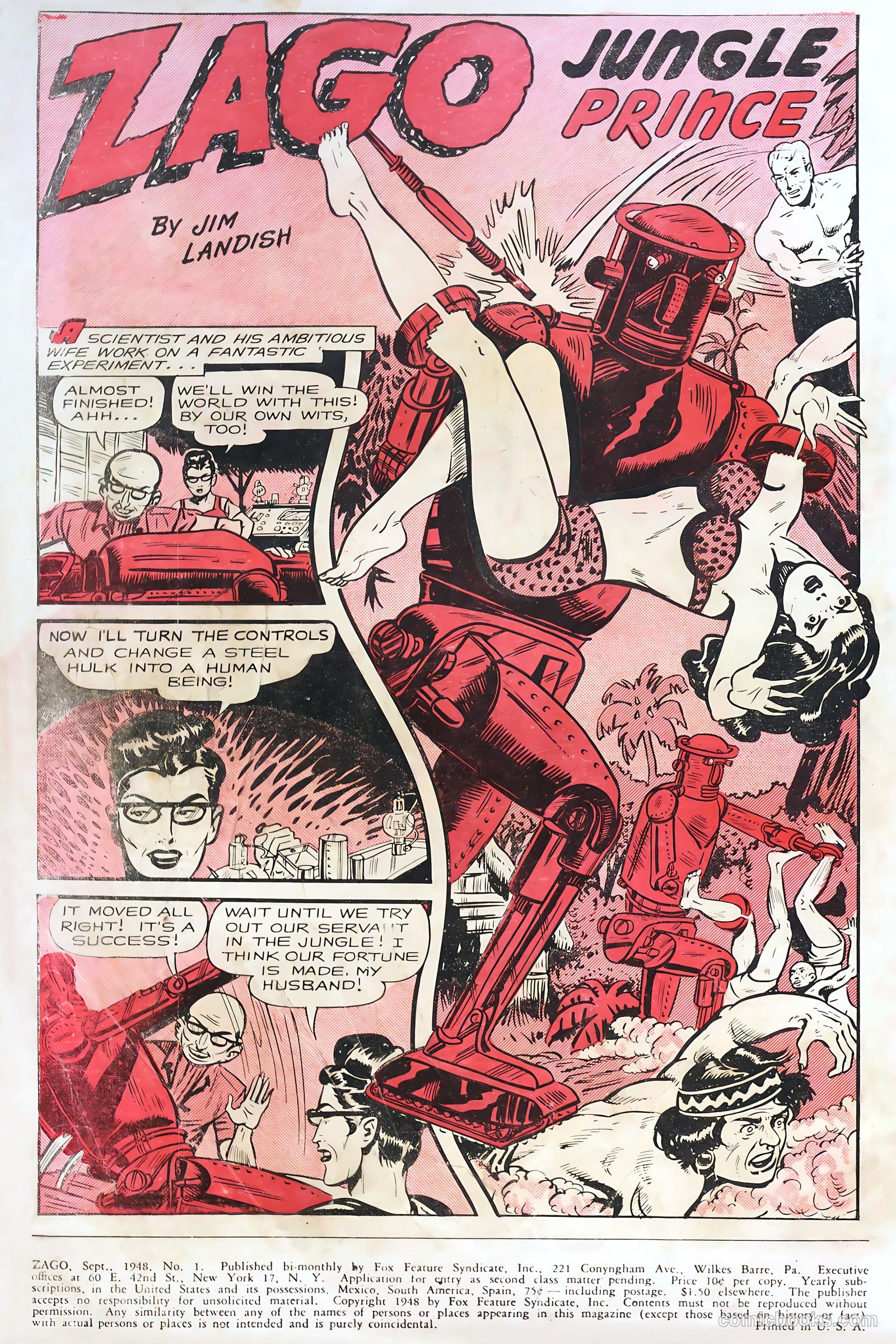 Zago, Jungle Prince #1 — page 2 of 36
