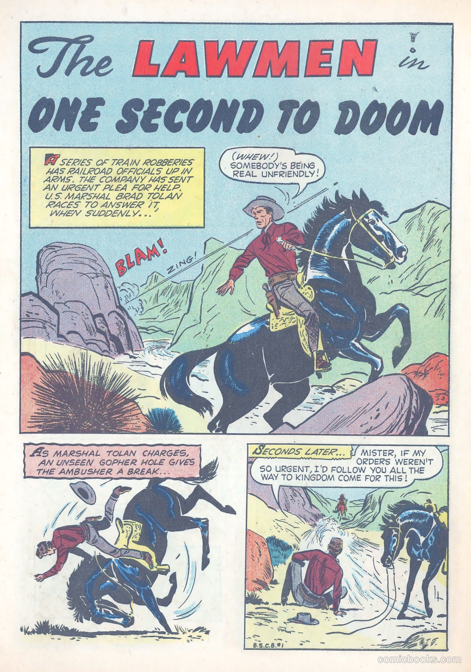 Robin Hood's Frontier Days #1 (1956) — page 3 of 20