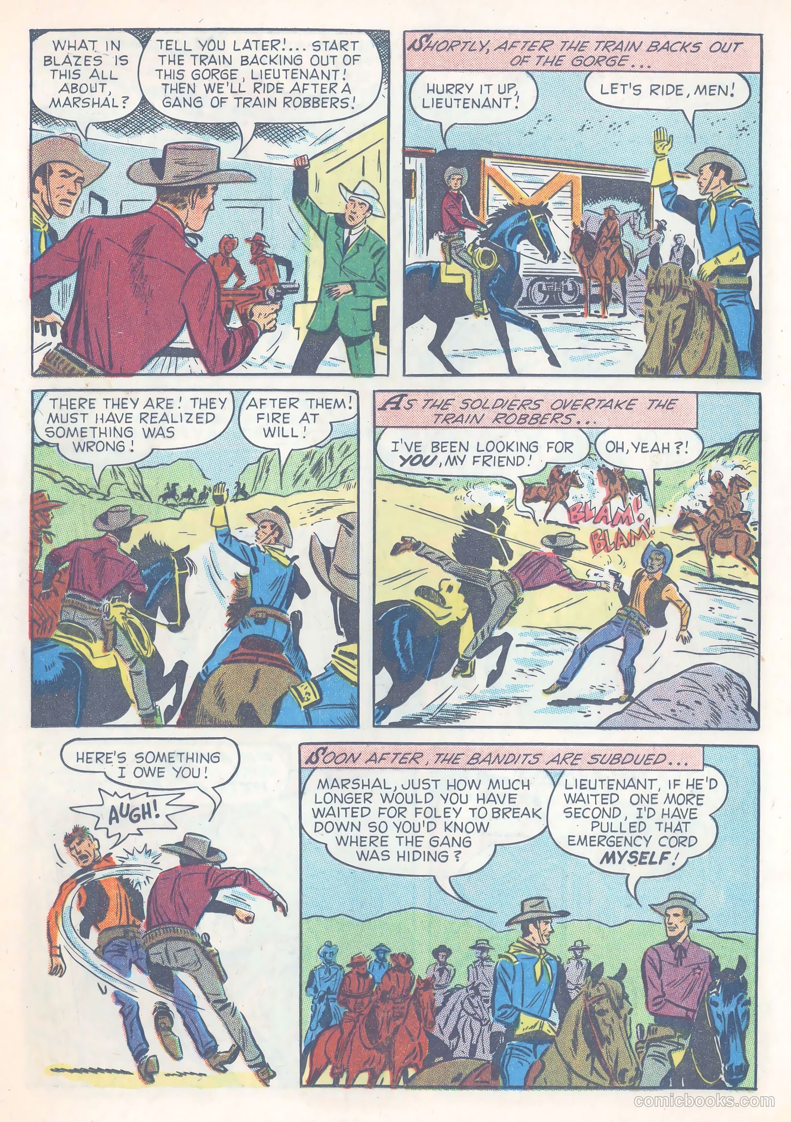 Robin Hood's Frontier Days #1 (1956) — page 8 of 20