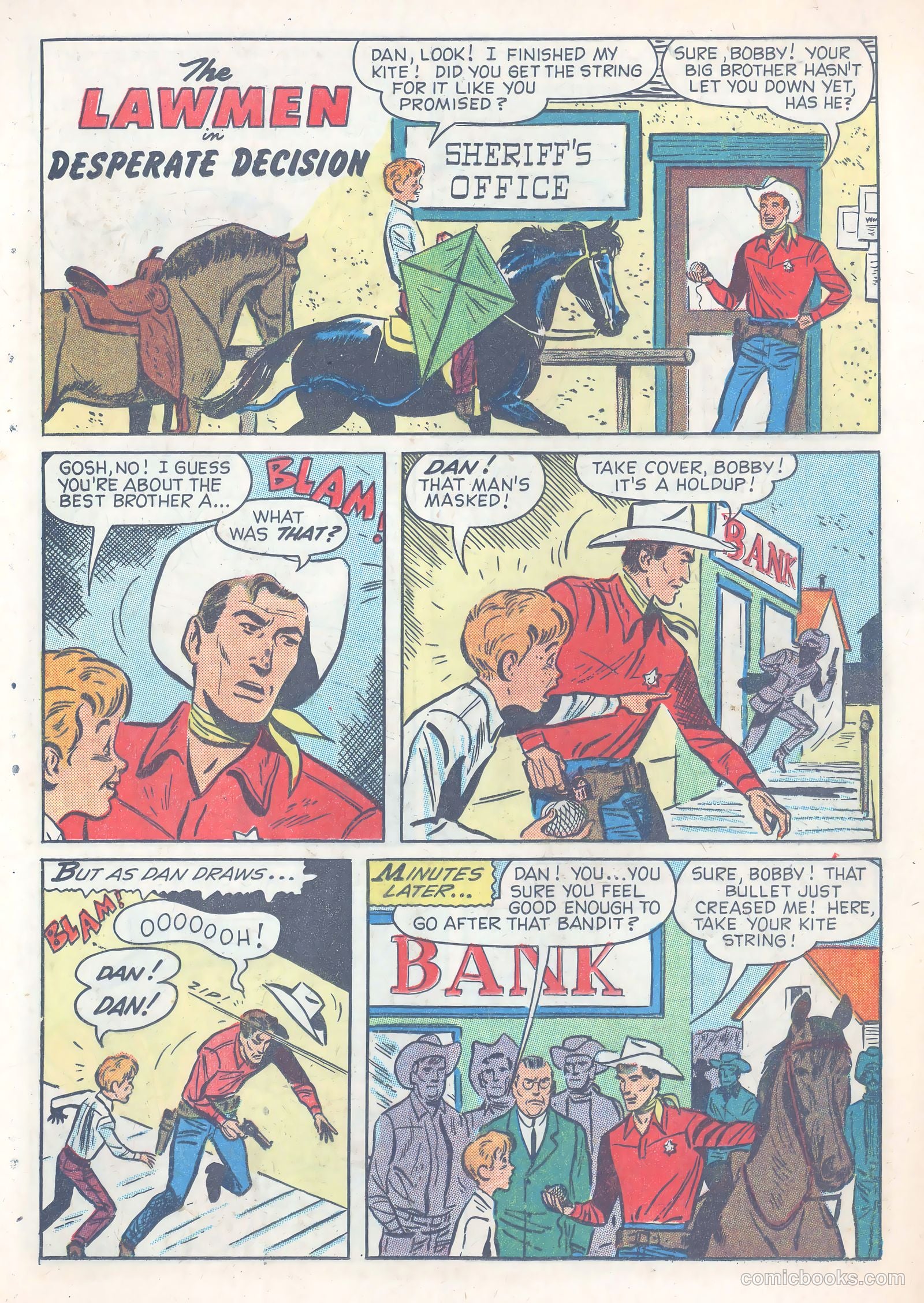 Robin Hood's Frontier Days #1 (1956) — page 9 of 20