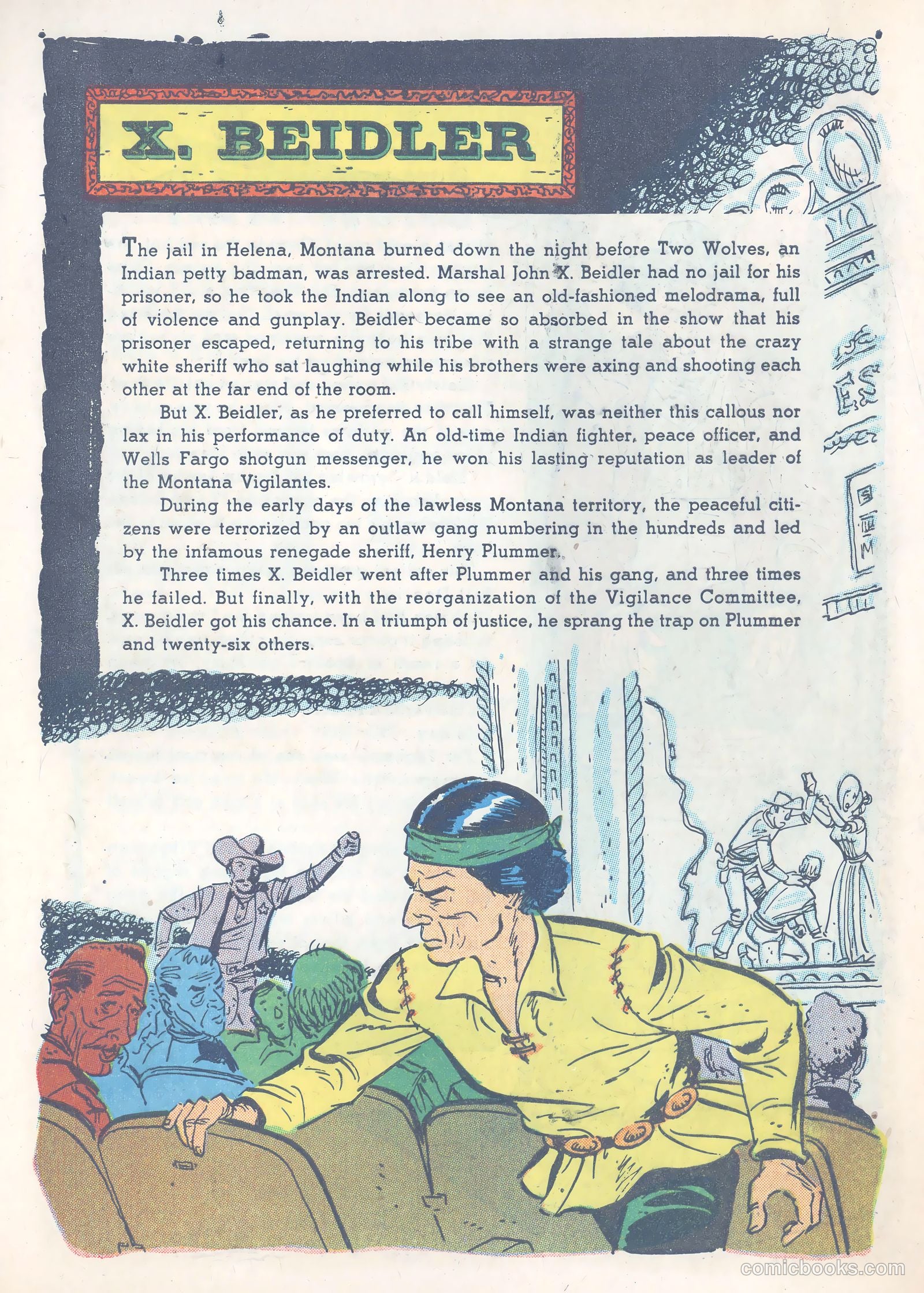 Robin Hood's Frontier Days #1 (1956) — page 17 of 20