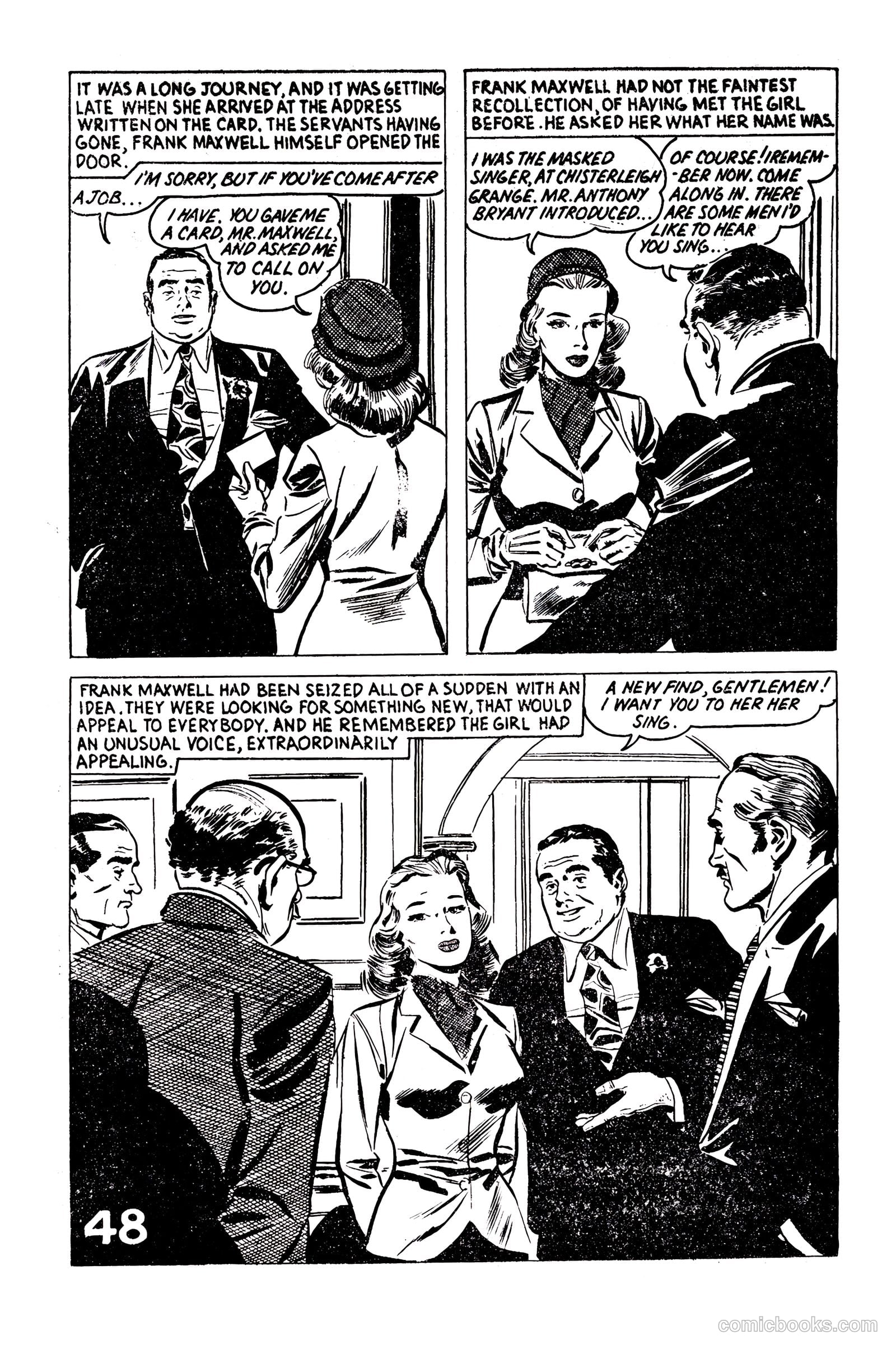 Picture Romance Library 35 - The Masked Singer #1 — page 50 of 68