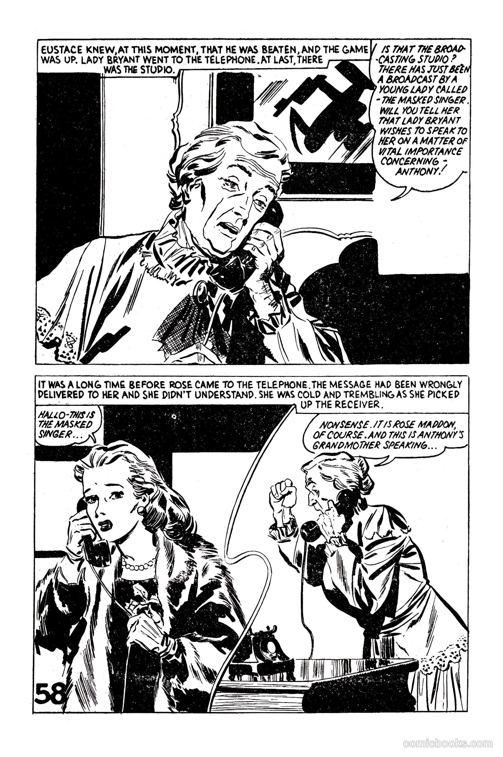 Picture Romance Library 35 - The Masked Singer #1 — page 60 of 68