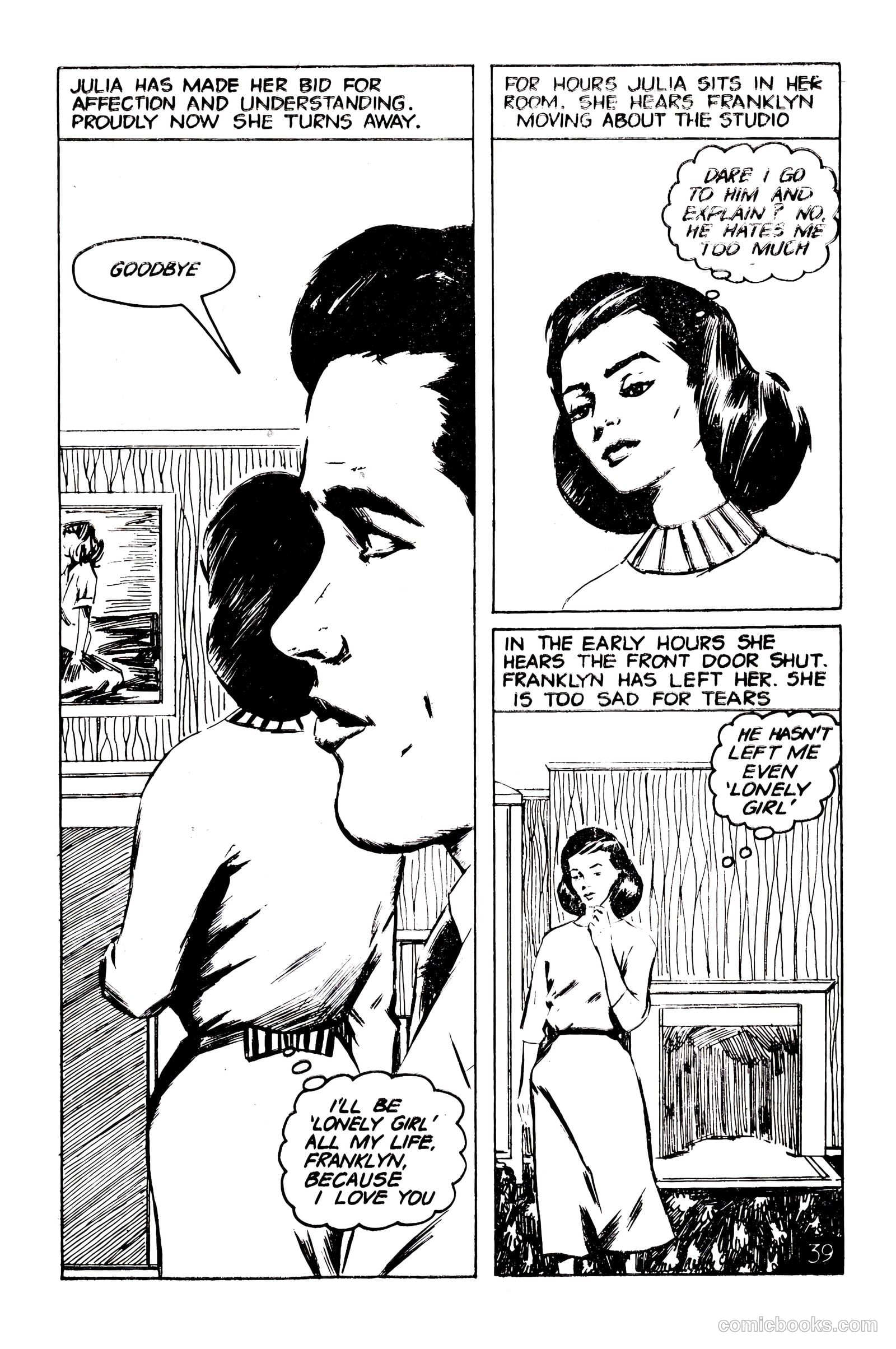 Picture Romance Library 81 - Lonely Girl #1 — page 41 of 68