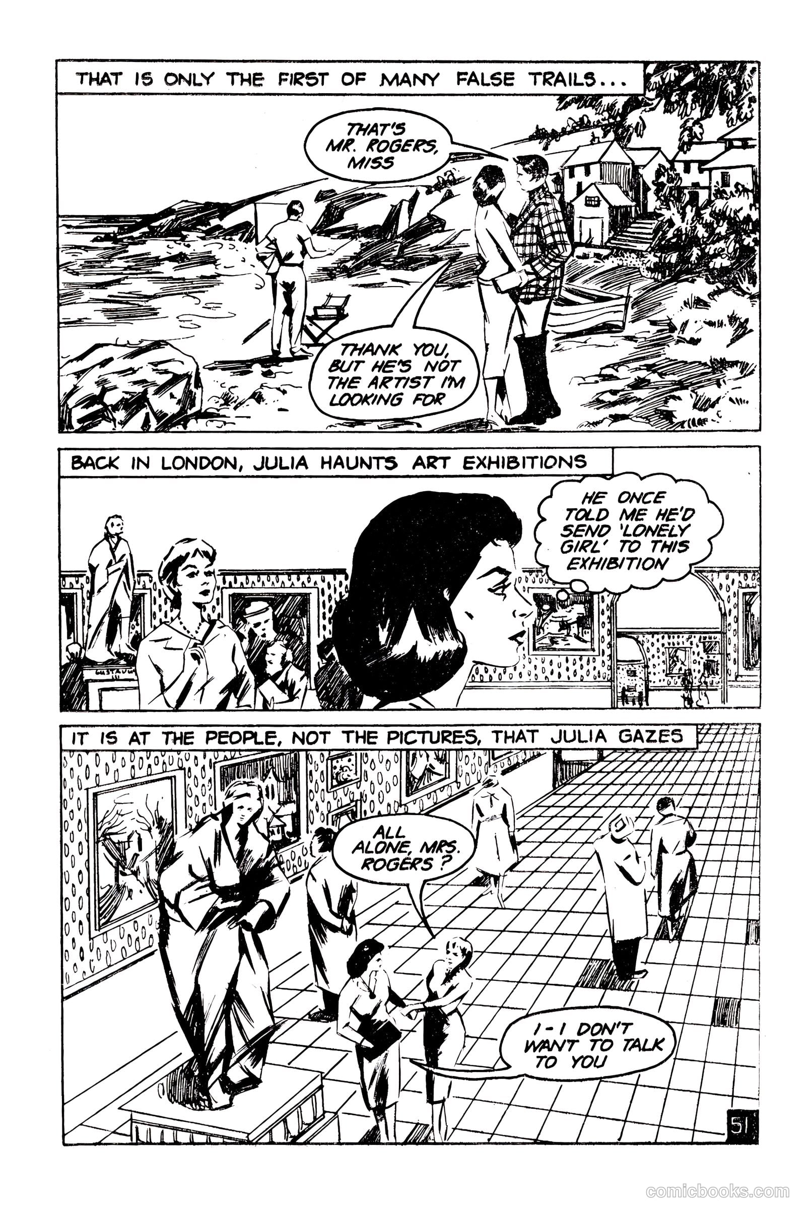 Picture Romance Library 81 - Lonely Girl #1 — page 53 of 68