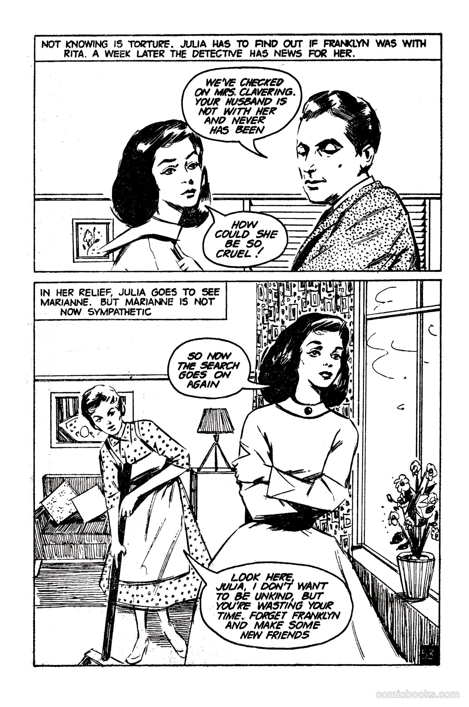 Picture Romance Library 81 - Lonely Girl #1 — page 55 of 68