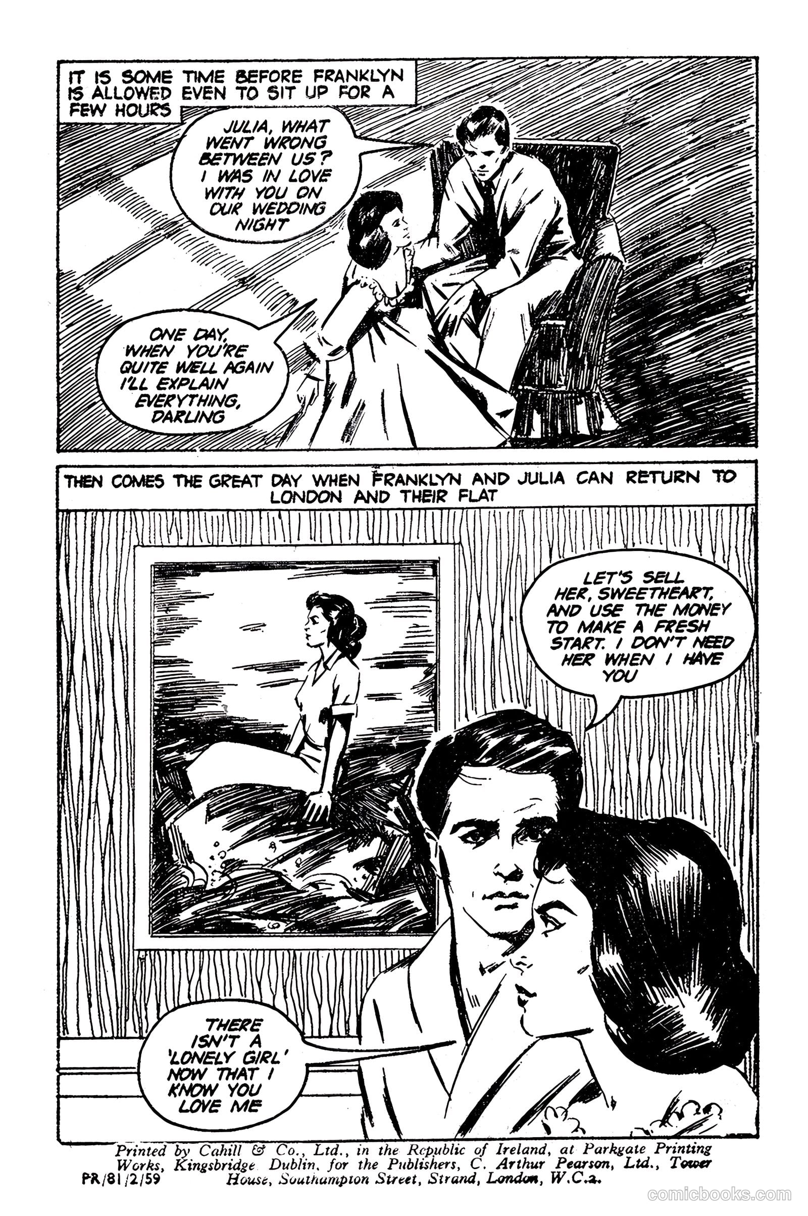 Picture Romance Library 81 - Lonely Girl #1 — page 66 of 68