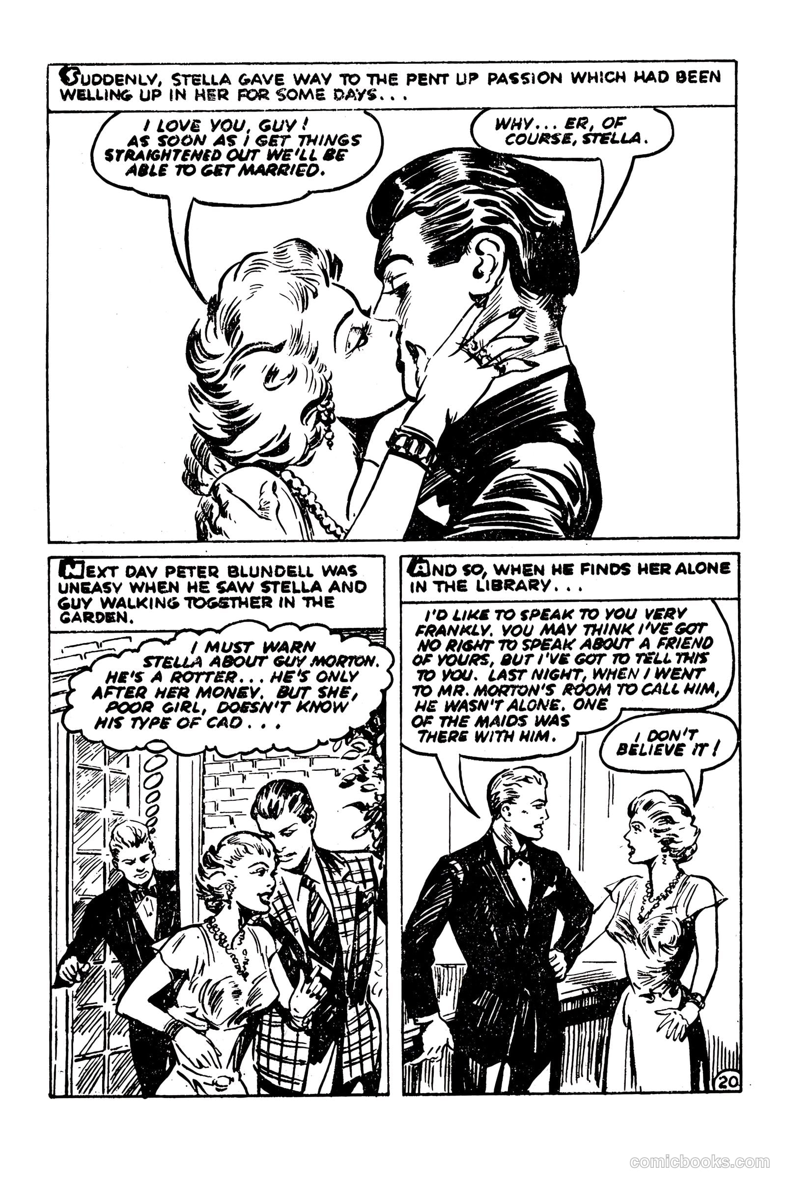 Picture Romance Library 20 - Her Secret Husband #1 — page 22 of 68