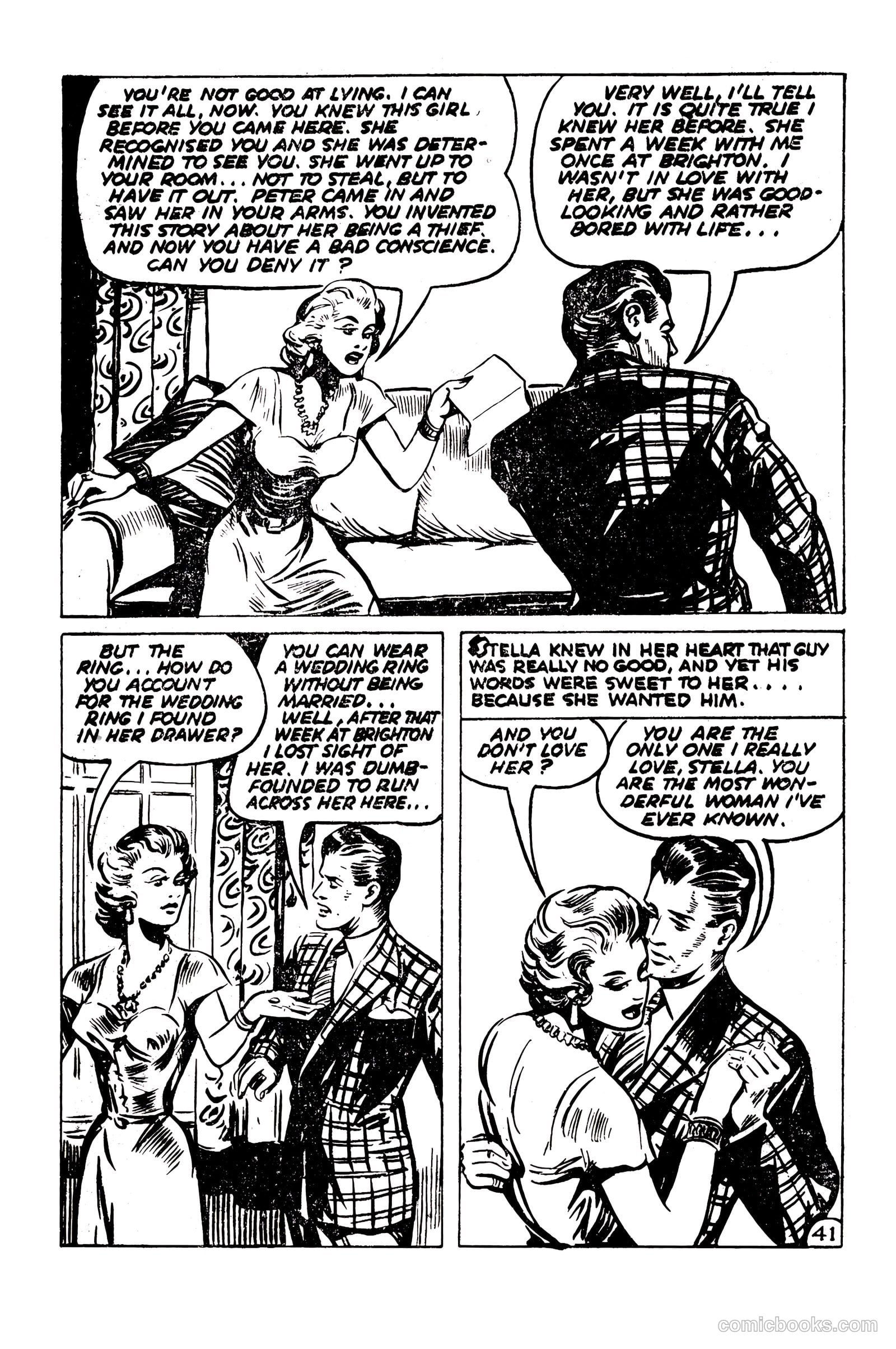 Picture Romance Library 20 - Her Secret Husband #1 — page 43 of 68