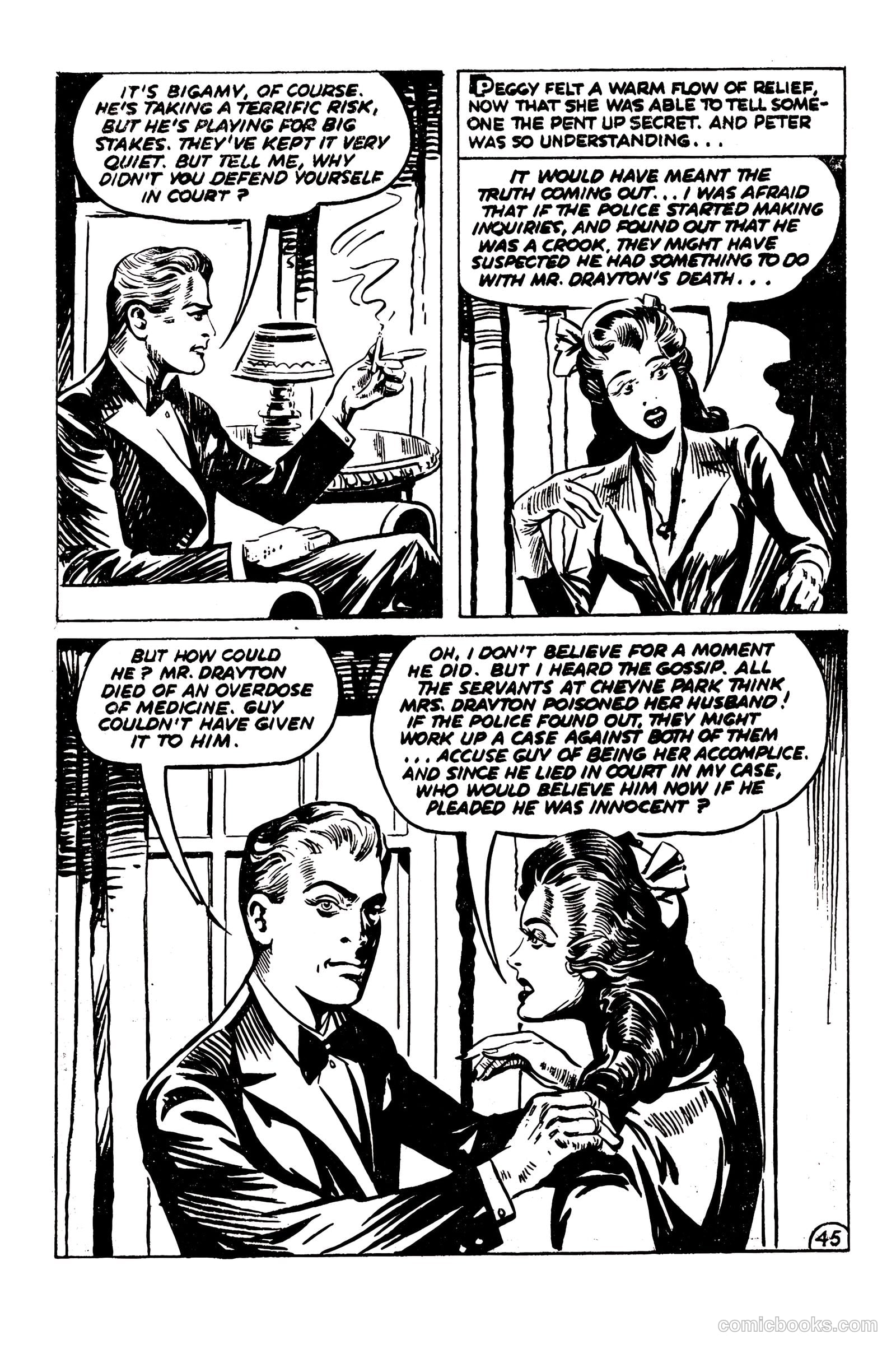 Picture Romance Library 20 - Her Secret Husband #1 — page 47 of 68