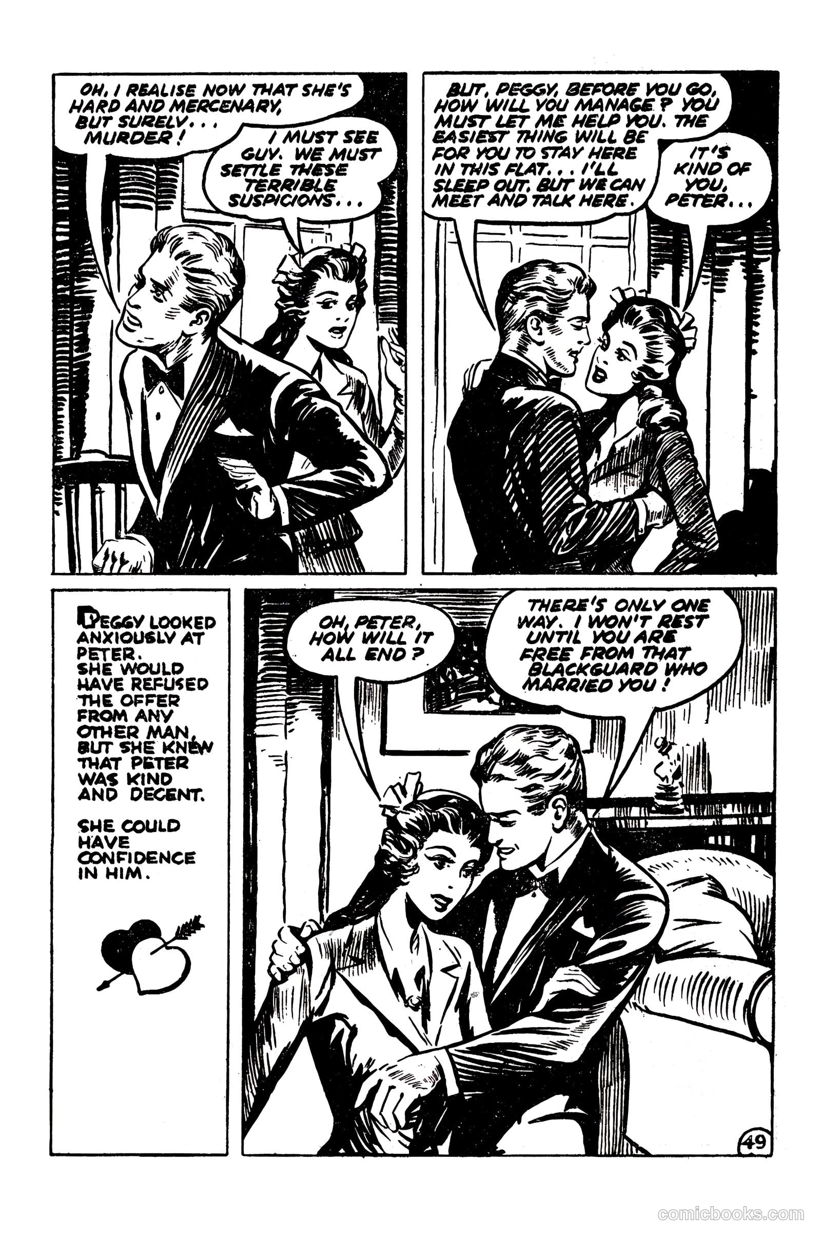 Picture Romance Library 20 - Her Secret Husband #1 — page 51 of 68