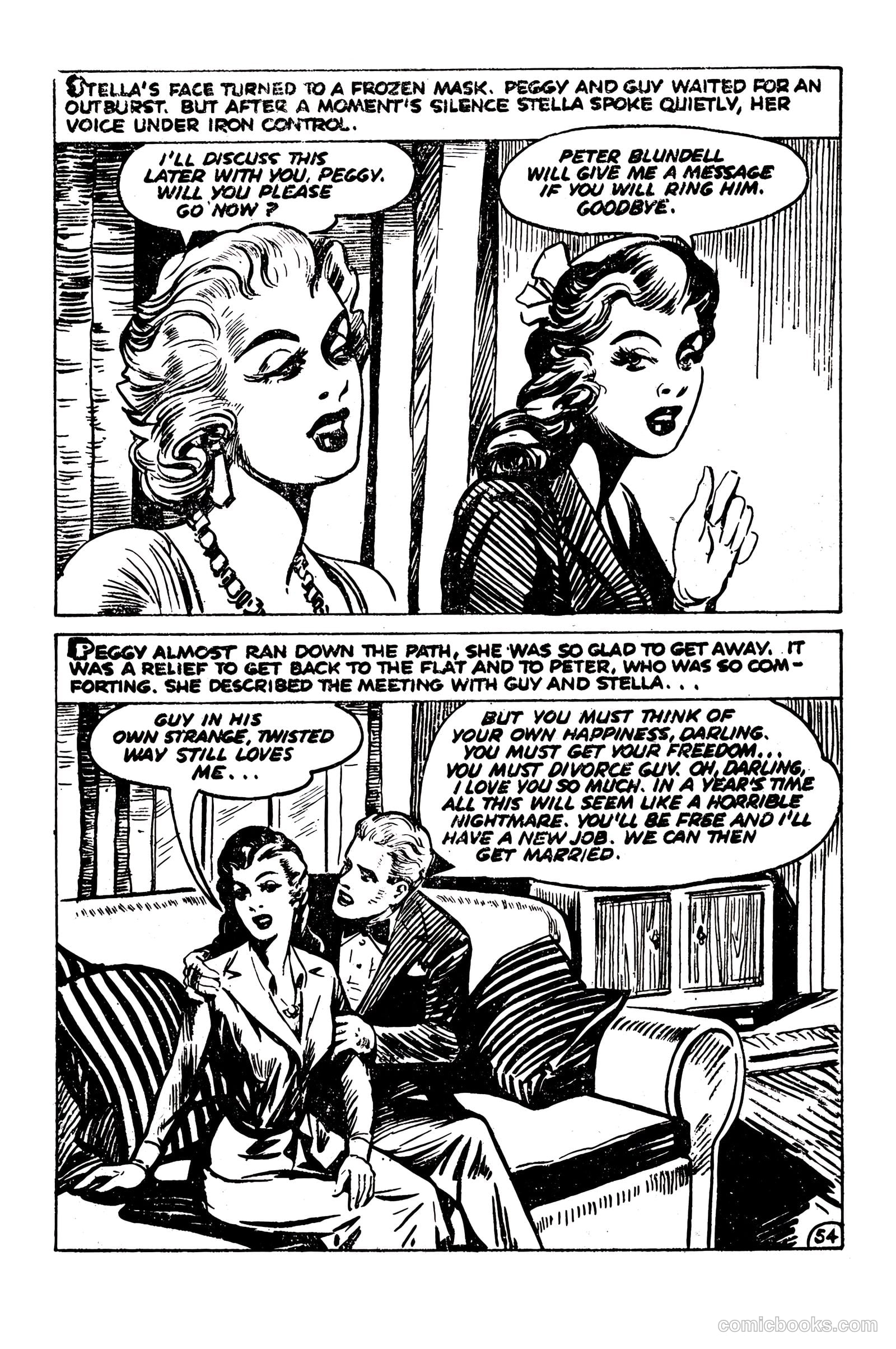 Picture Romance Library 20 - Her Secret Husband #1 — page 56 of 68
