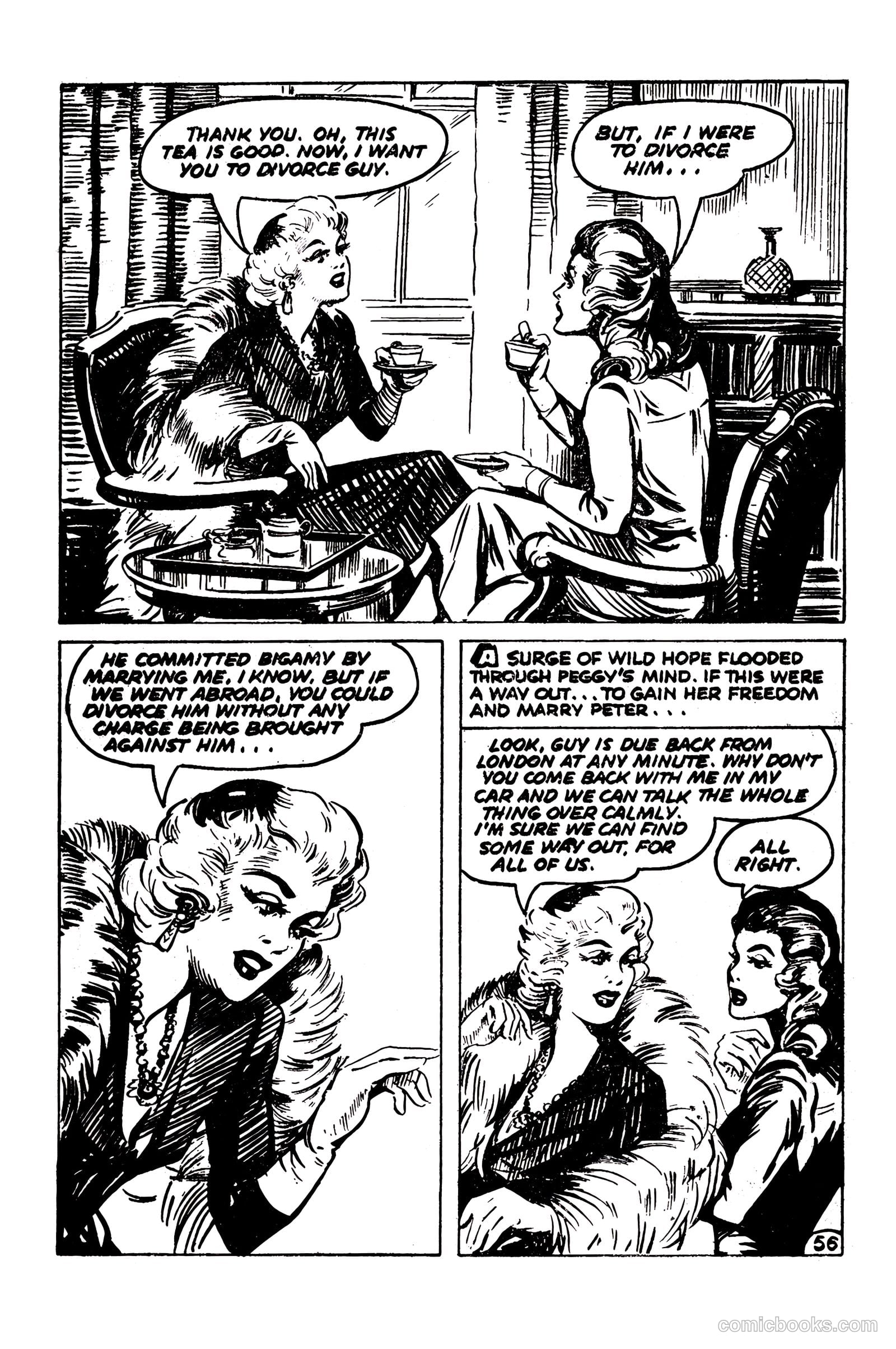 Picture Romance Library 20 - Her Secret Husband #1 — page 58 of 68