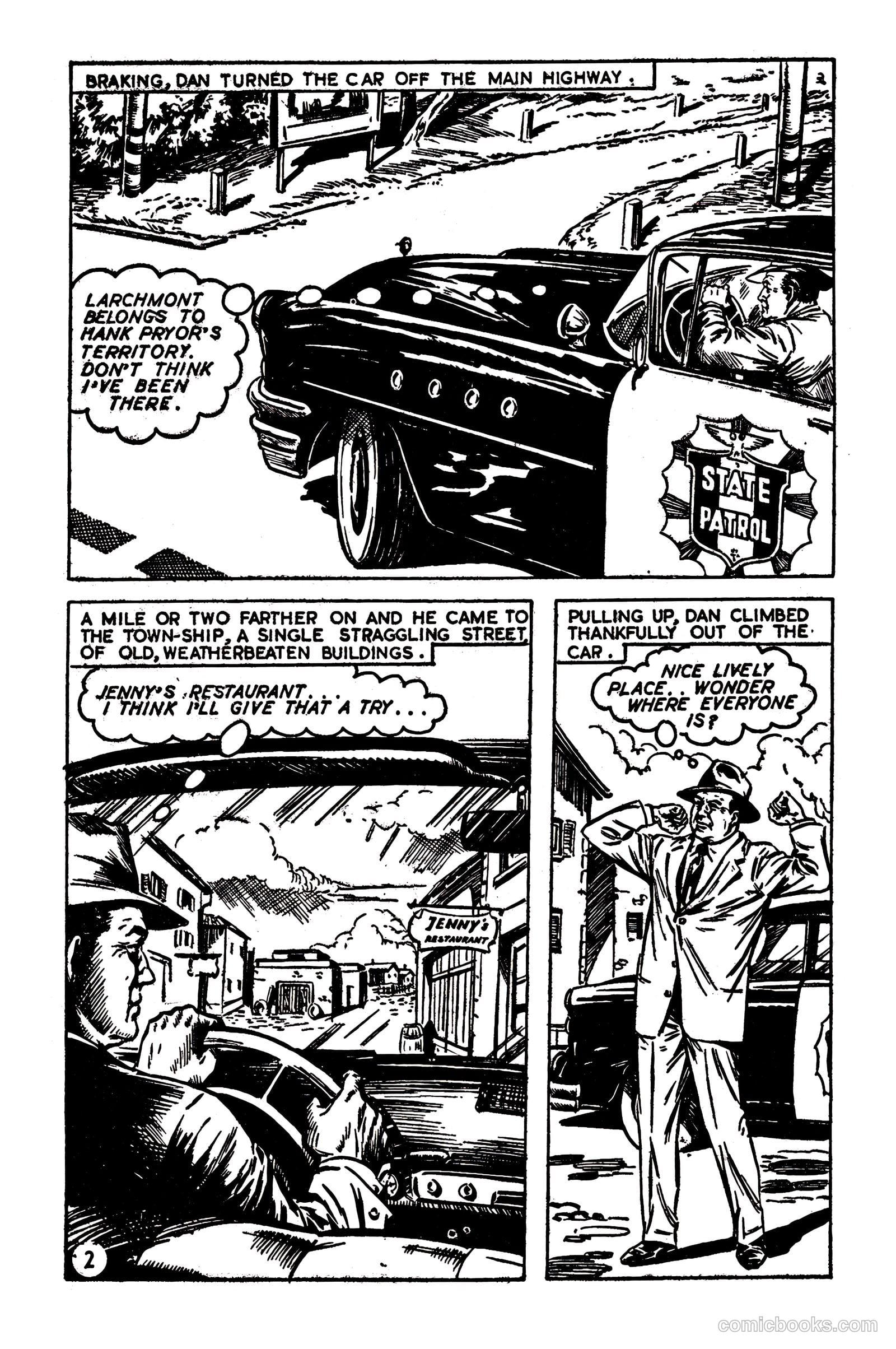 T.V. Picture Stories 28 - Highway Patrol - The Larchmont Mystery #1 — page 4 of 68