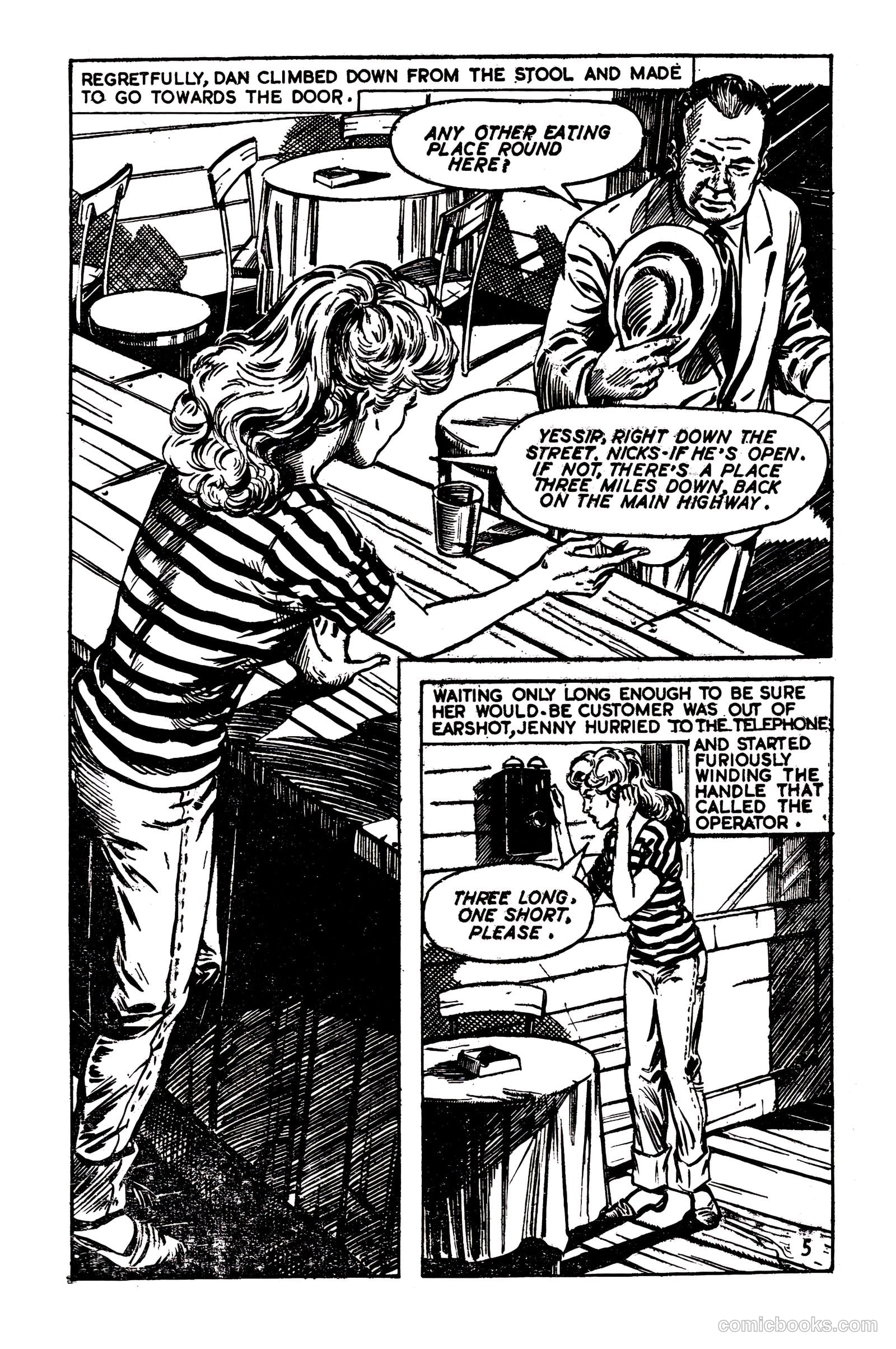 T.V. Picture Stories 28 - Highway Patrol - The Larchmont Mystery #1 — page 7 of 68