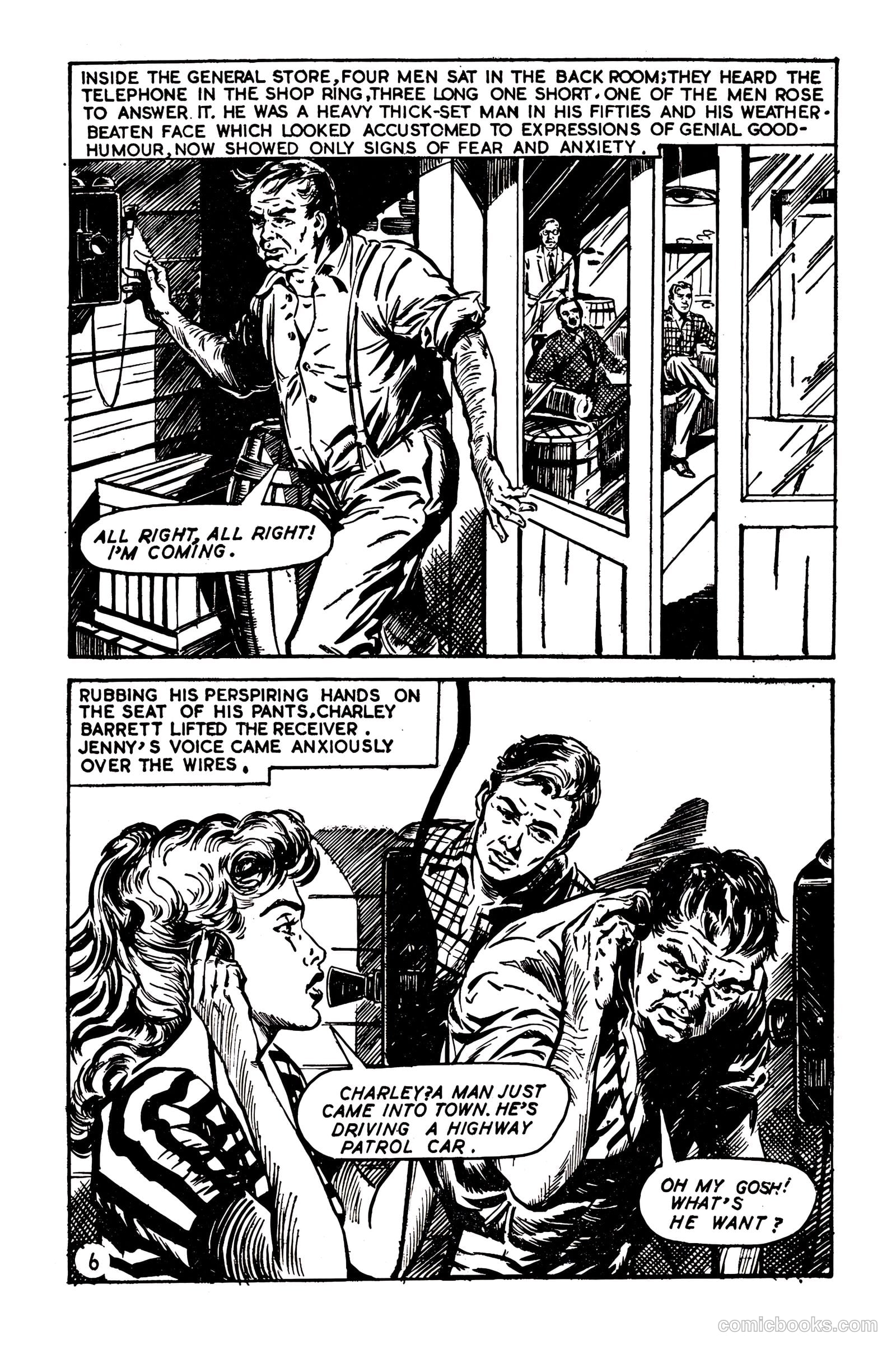 T.V. Picture Stories 28 - Highway Patrol - The Larchmont Mystery #1 — page 8 of 68