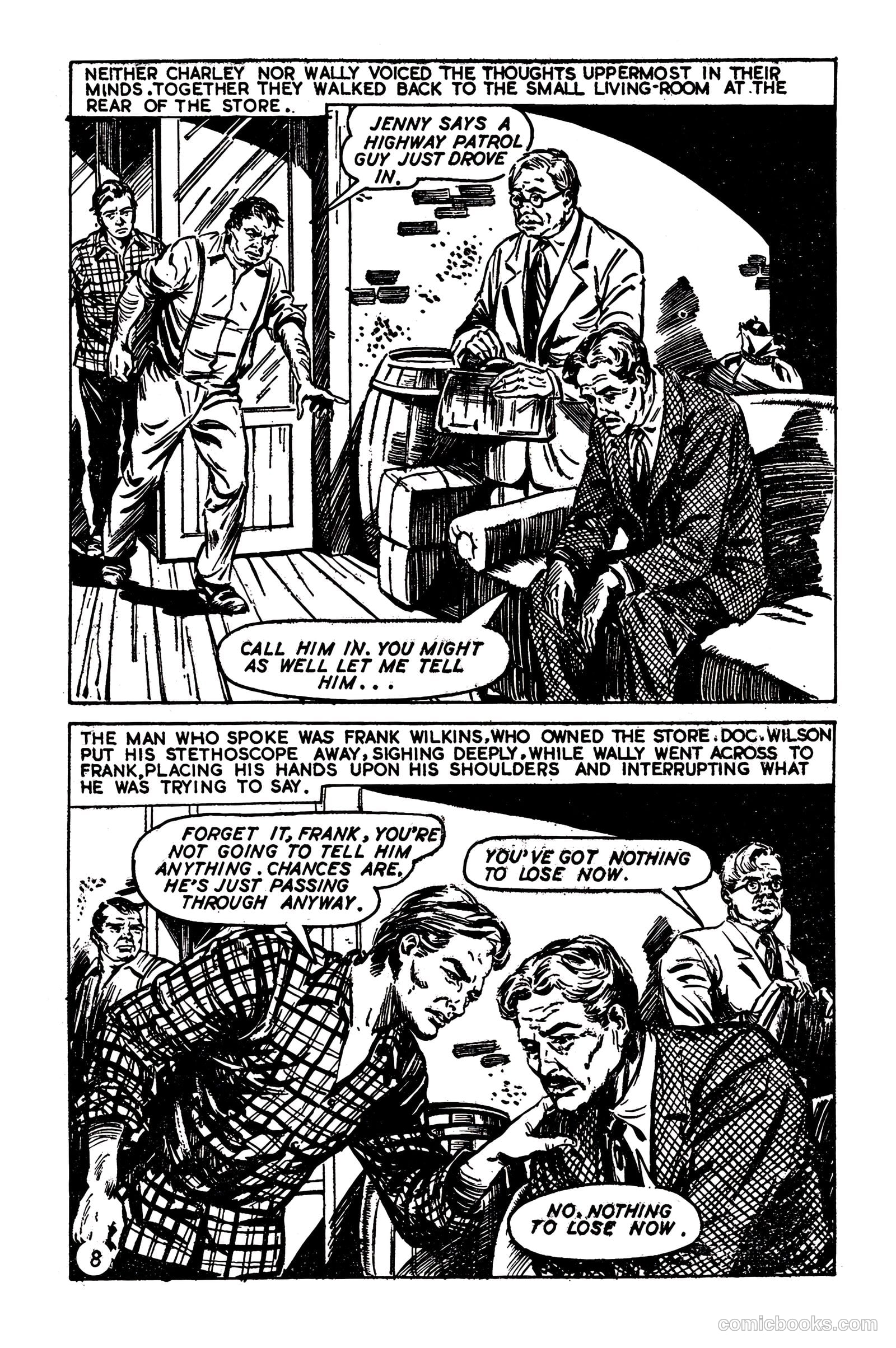 T.V. Picture Stories 28 - Highway Patrol - The Larchmont Mystery #1 — page 10 of 68