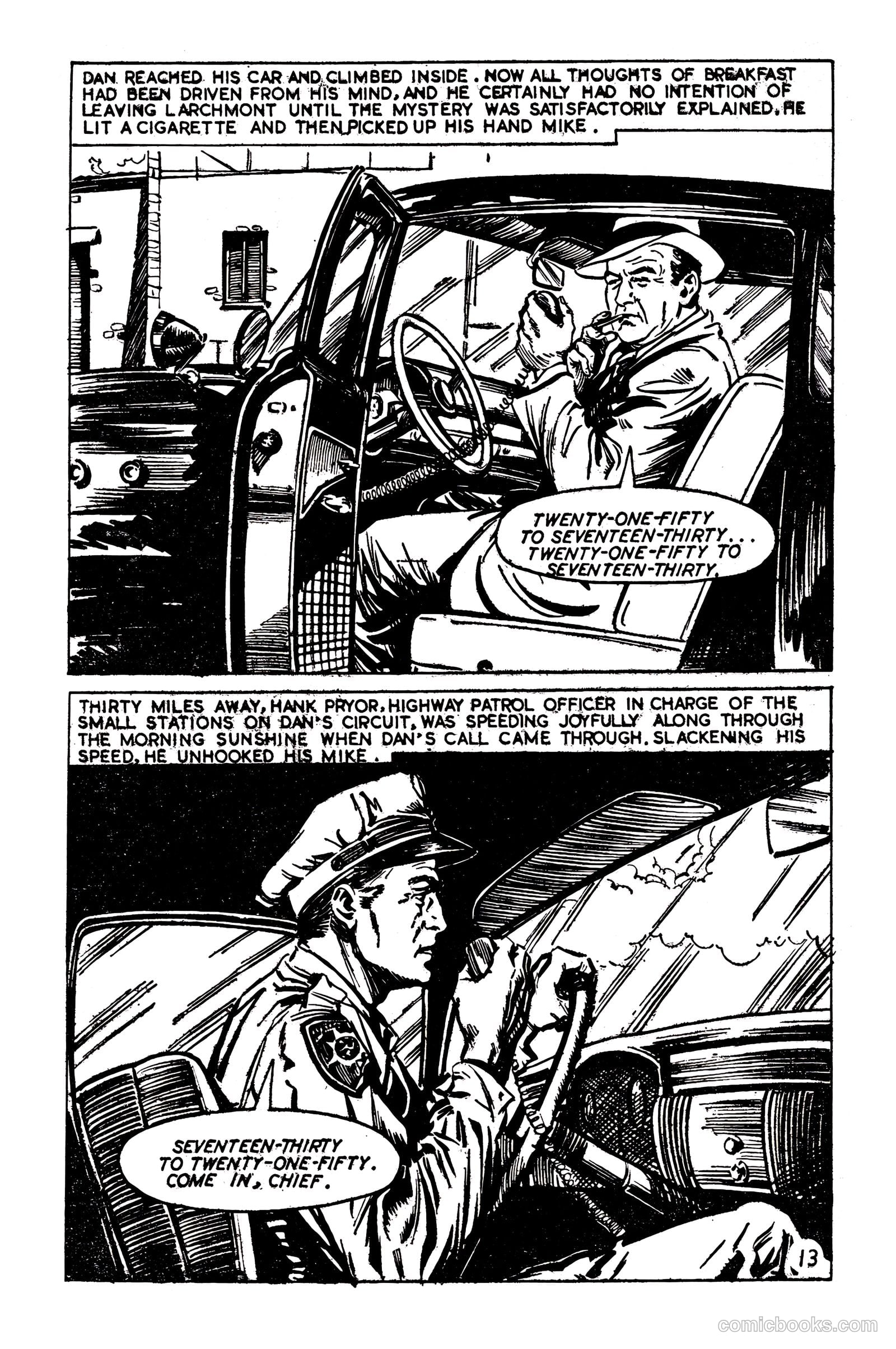 T.V. Picture Stories 28 - Highway Patrol - The Larchmont Mystery #1 — page 15 of 68