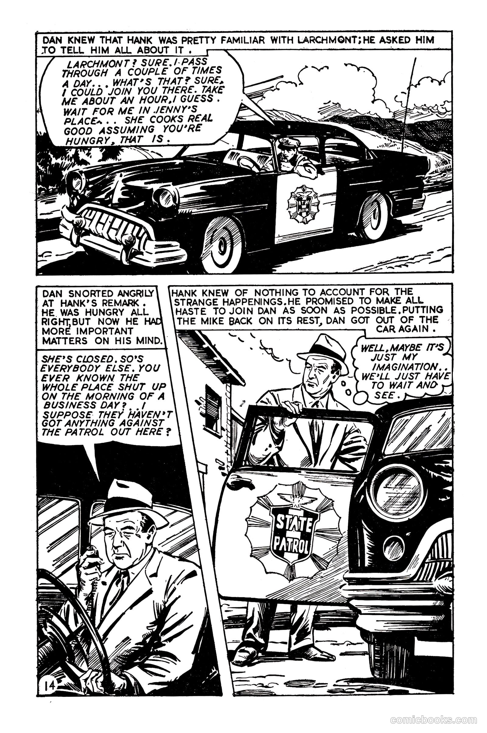 T.V. Picture Stories 28 - Highway Patrol - The Larchmont Mystery #1 — page 16 of 68