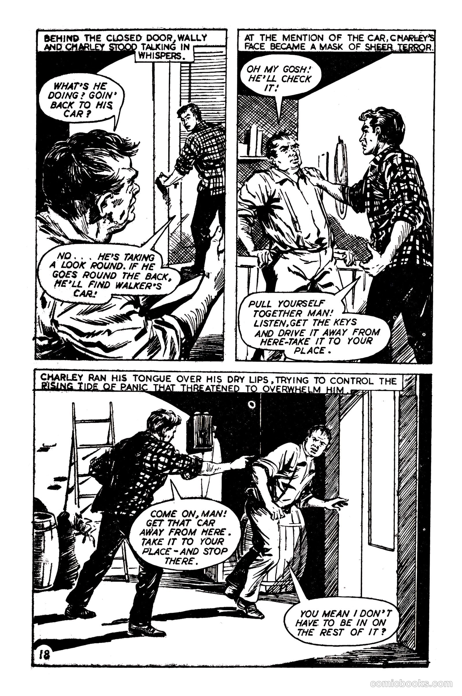T.V. Picture Stories 28 - Highway Patrol - The Larchmont Mystery #1 — page 20 of 68