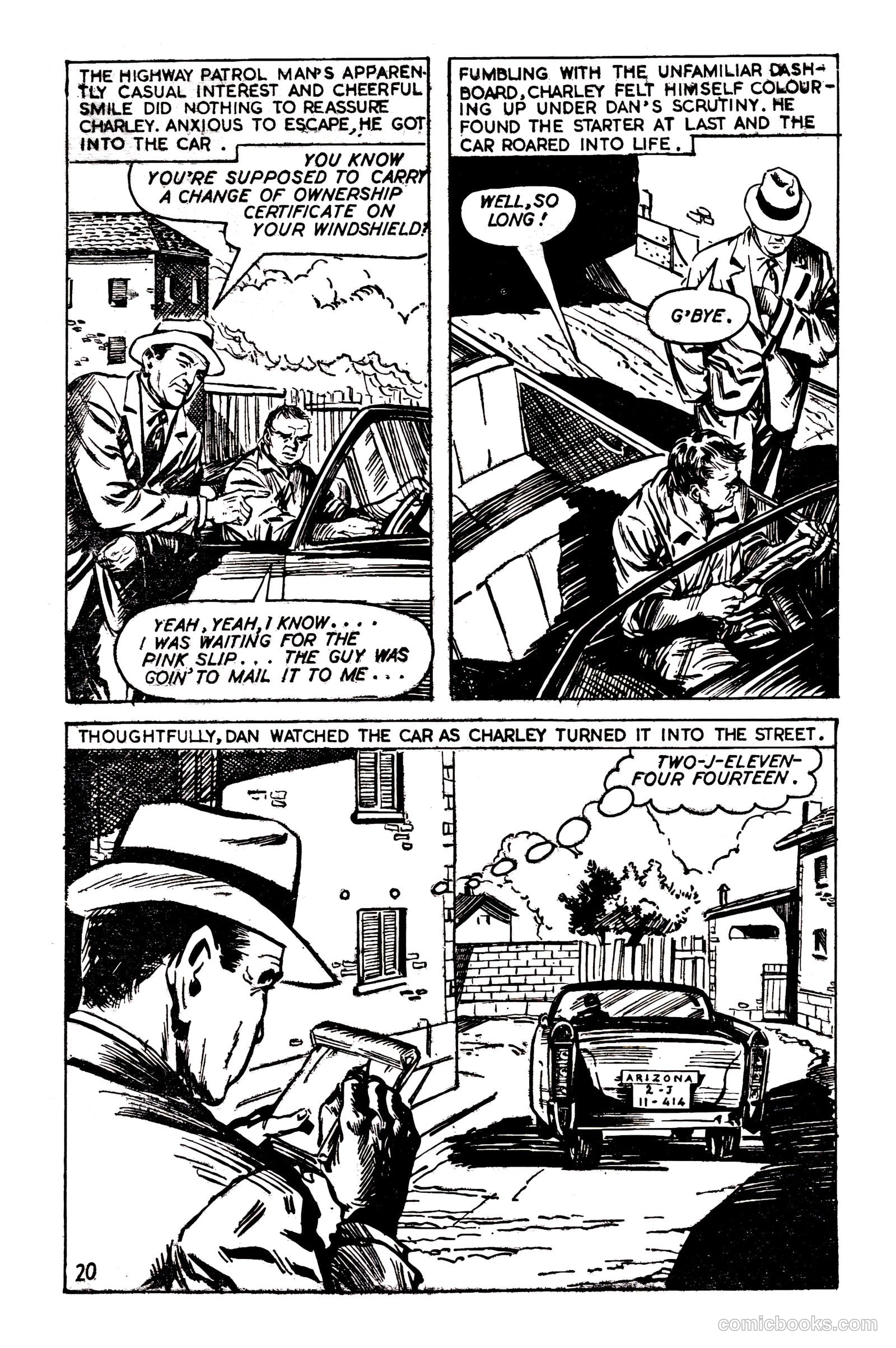 T.V. Picture Stories 28 - Highway Patrol - The Larchmont Mystery #1 — page 22 of 68