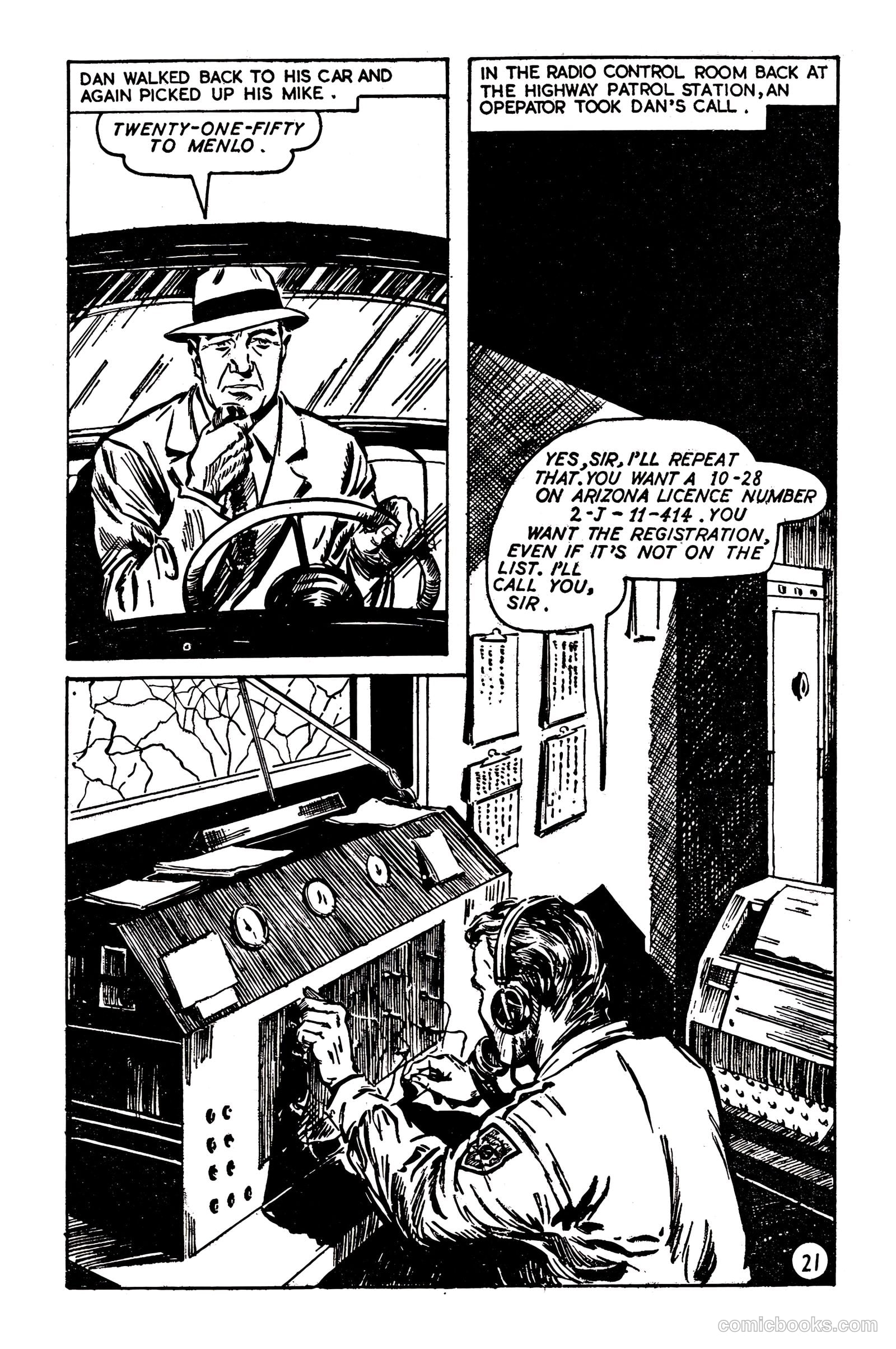 T.V. Picture Stories 28 - Highway Patrol - The Larchmont Mystery #1 — page 23 of 68