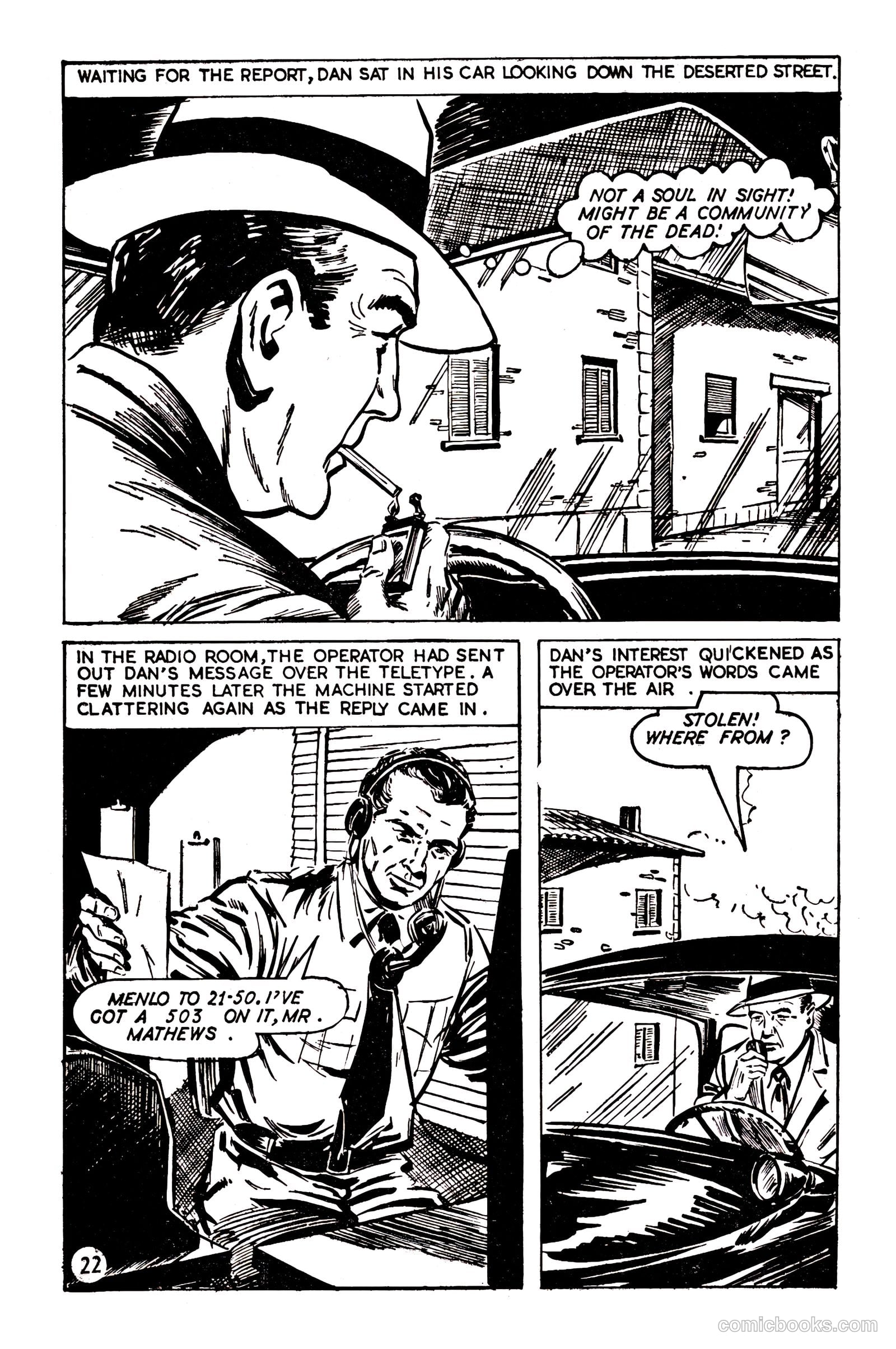 T.V. Picture Stories 28 - Highway Patrol - The Larchmont Mystery #1 — page 24 of 68