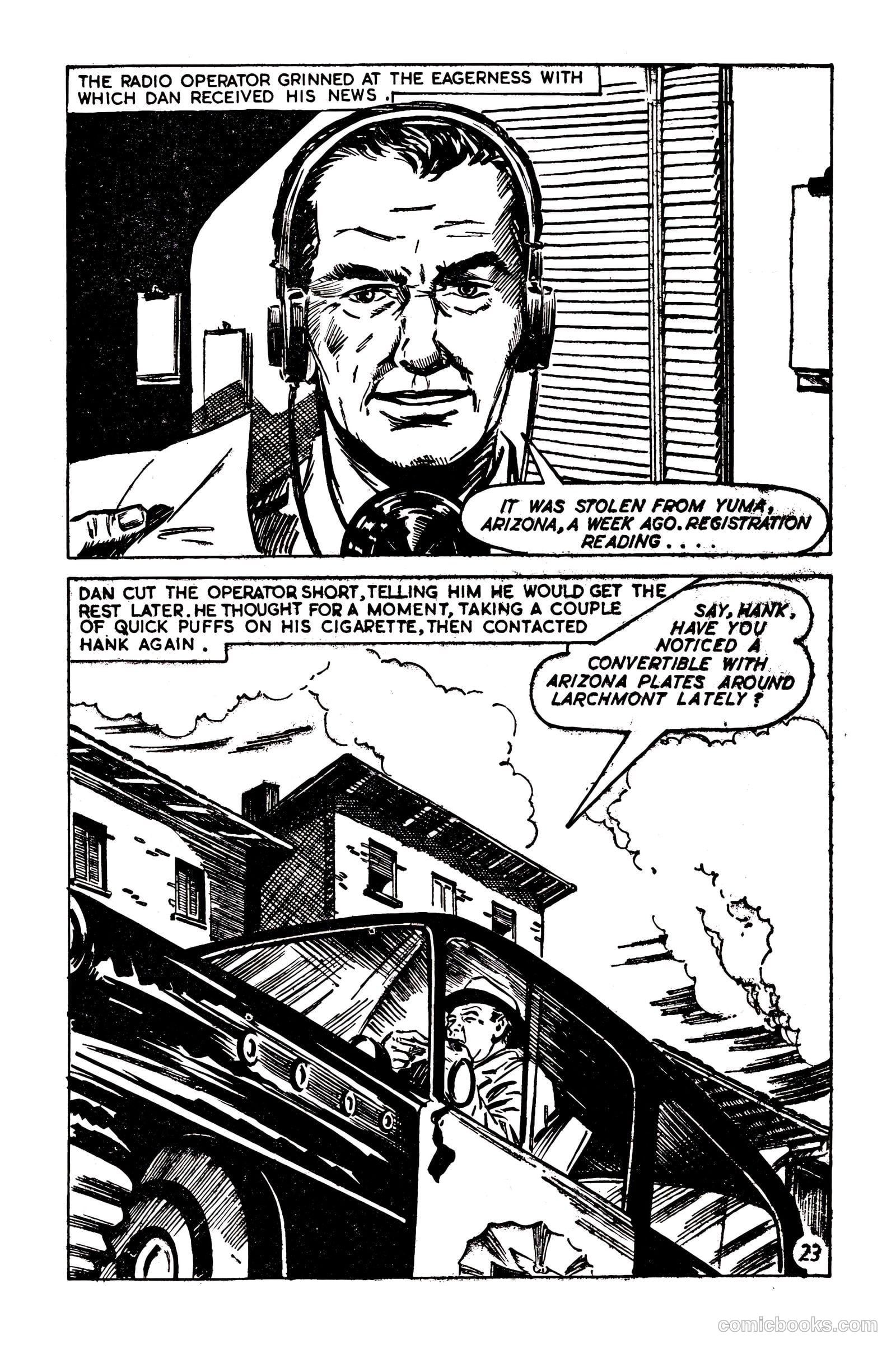 T.V. Picture Stories 28 - Highway Patrol - The Larchmont Mystery #1 — page 25 of 68